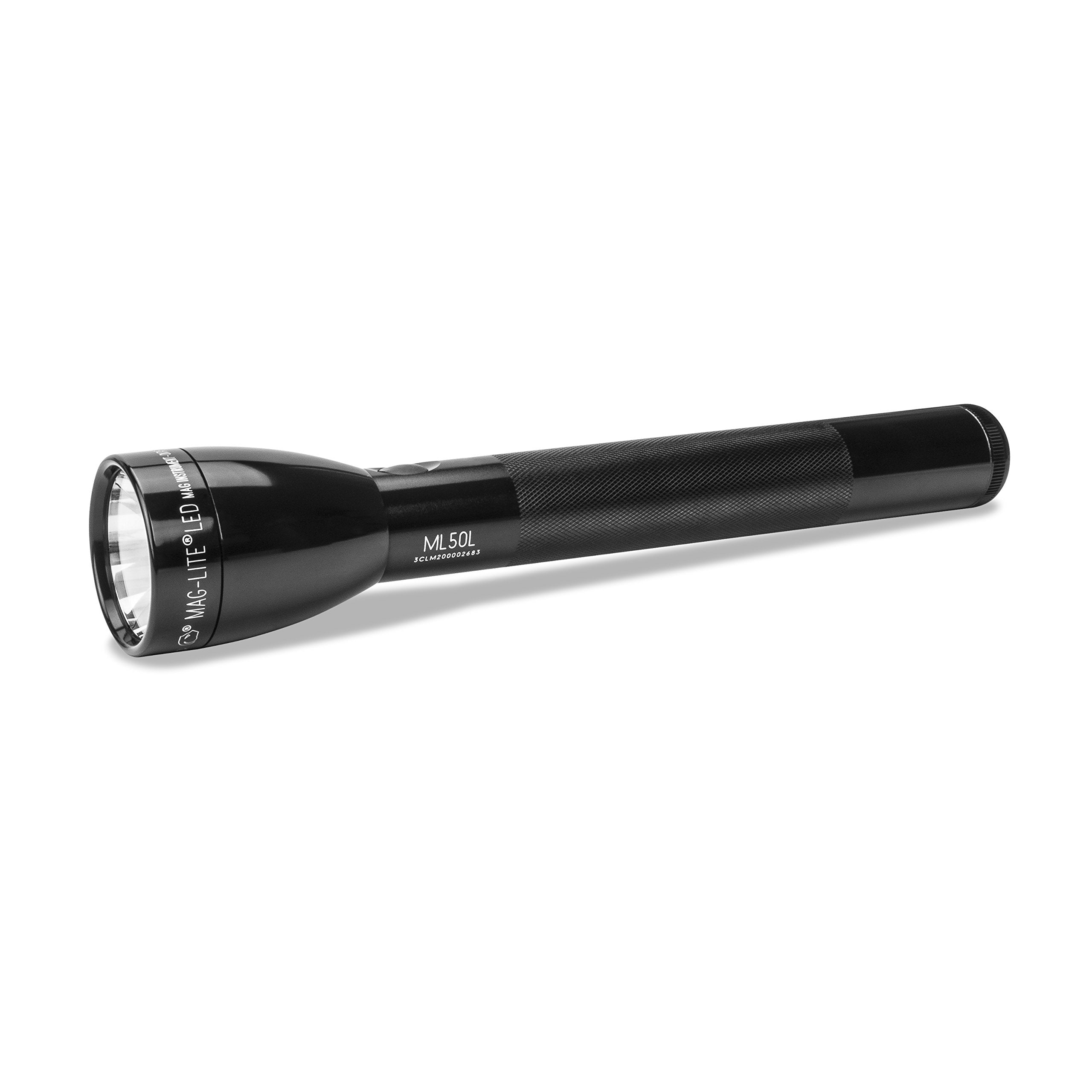 MagLite ML50L LED Flashlight - 3-Cell C, Black, Blister Pack, Model ML50L-S3016, Other Material