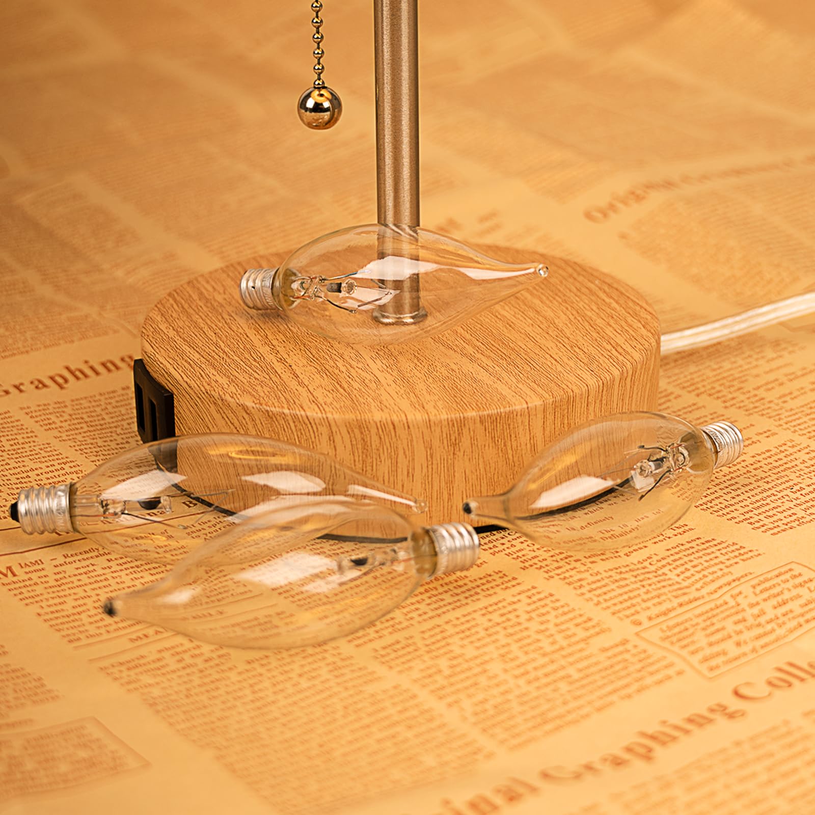 Colwatt 12-Pack E12 Candle Light Bulbs 40W Warm White 2500K, 380 Lumen Dimmable Chandelier Light Bulbs For Ceiling Fan, Pendants Or Outdoor, Ca10 Clear Candelabra Base Bulbs