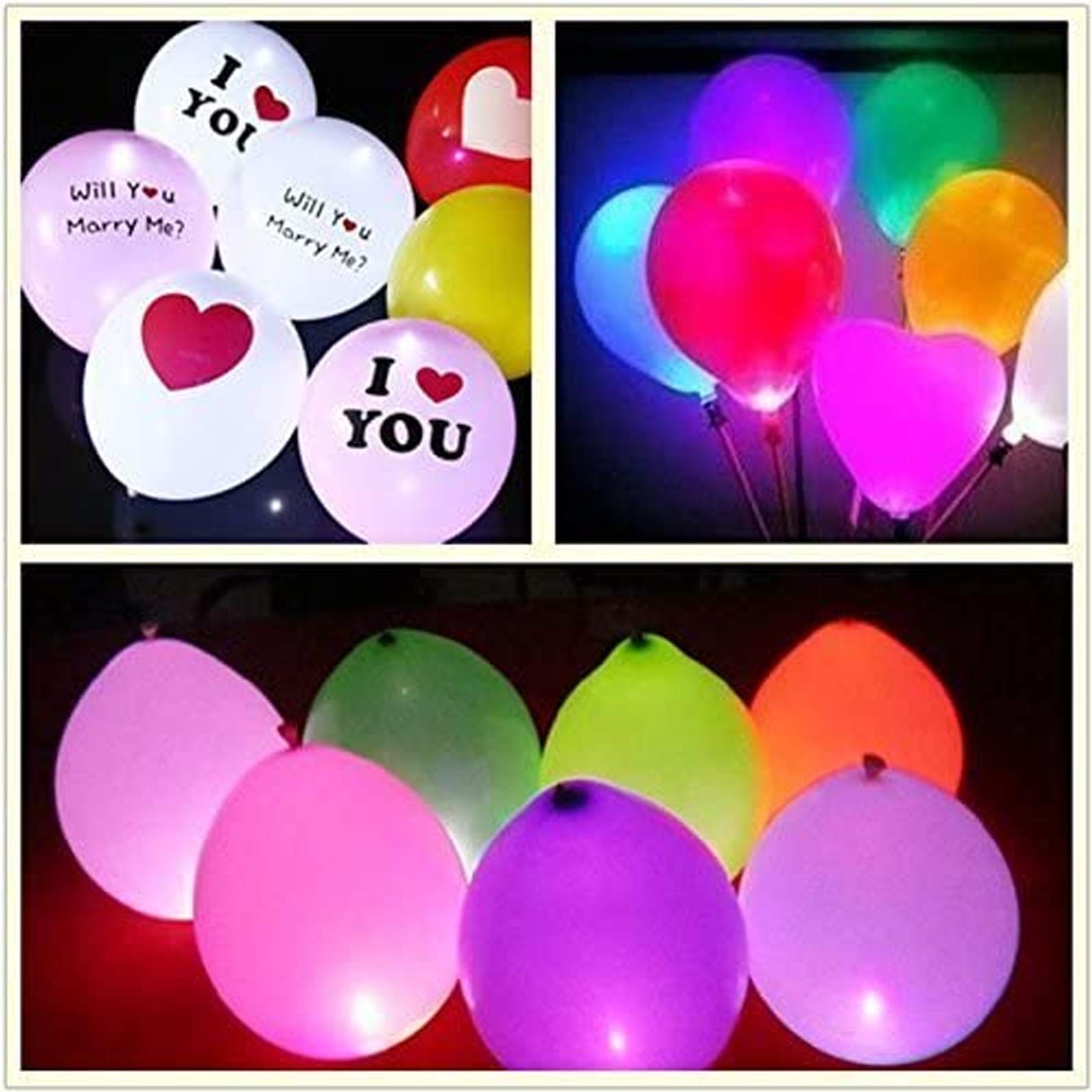 Neo Loons 100Pcs/Lot 100 X Multicolor Round Led Flash Ball Lamp Balloon Light Long Standby Time For Paper Lantern Balloon Light