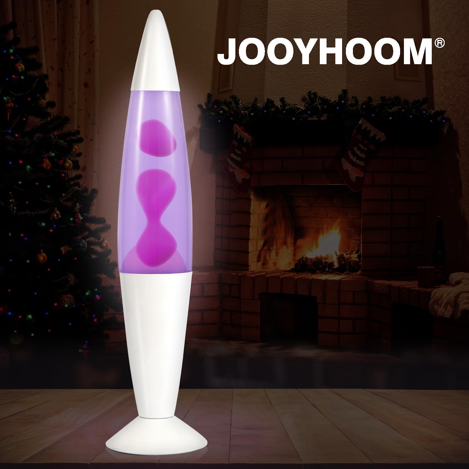 JOOYHOOM 16Inch Beautiful Liquid Lamp,Relaxing Night Light Home D  cor Motion Lamp for Living Room Office Bedroom Lamp for Adult