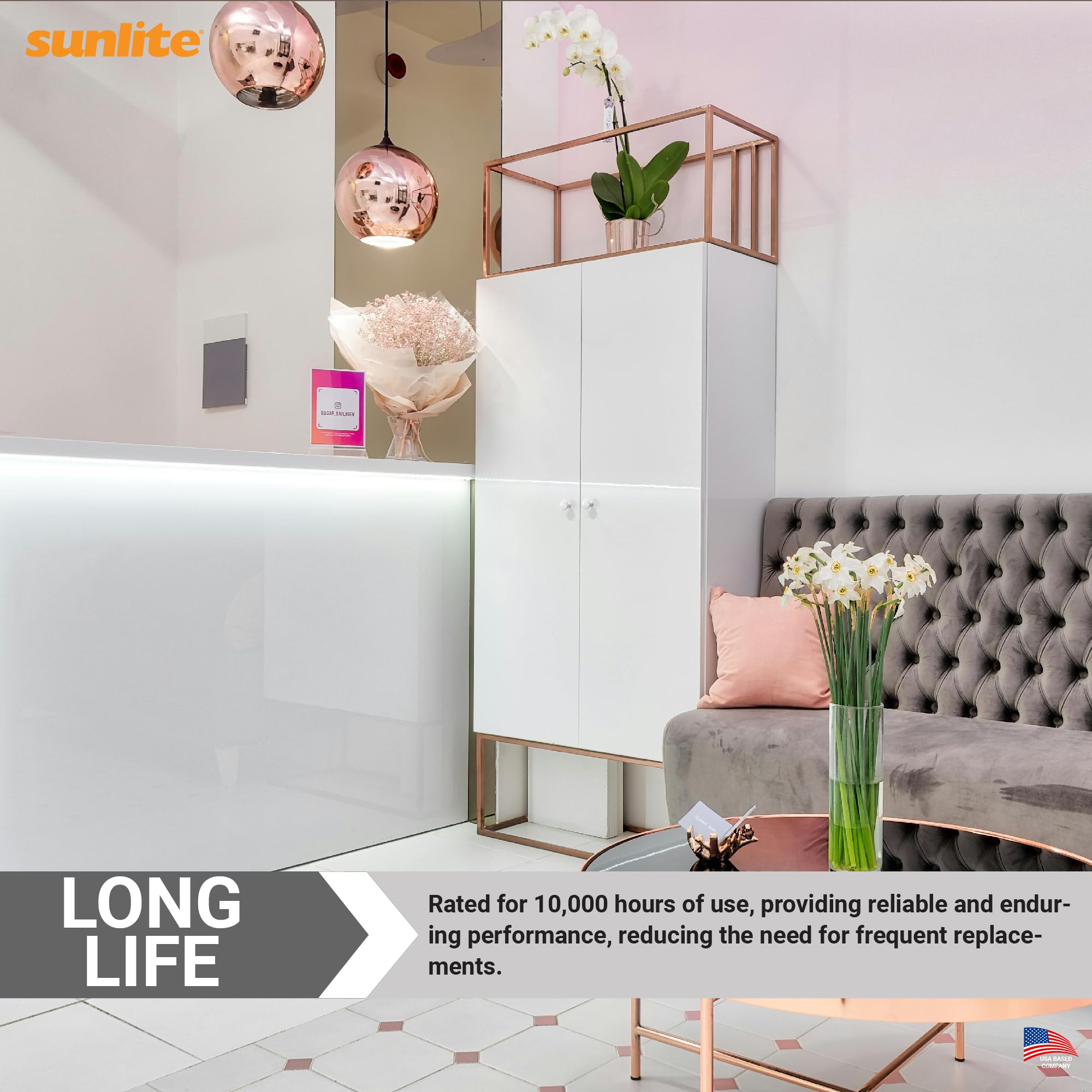 Sunlite PL13/SP35K Compact Fluorescent Single U-Shaped Twin Tube Light Bulb, 13 Watts, 120 Volts, 720 Lumens, 2-Pin GX23 Base, 3