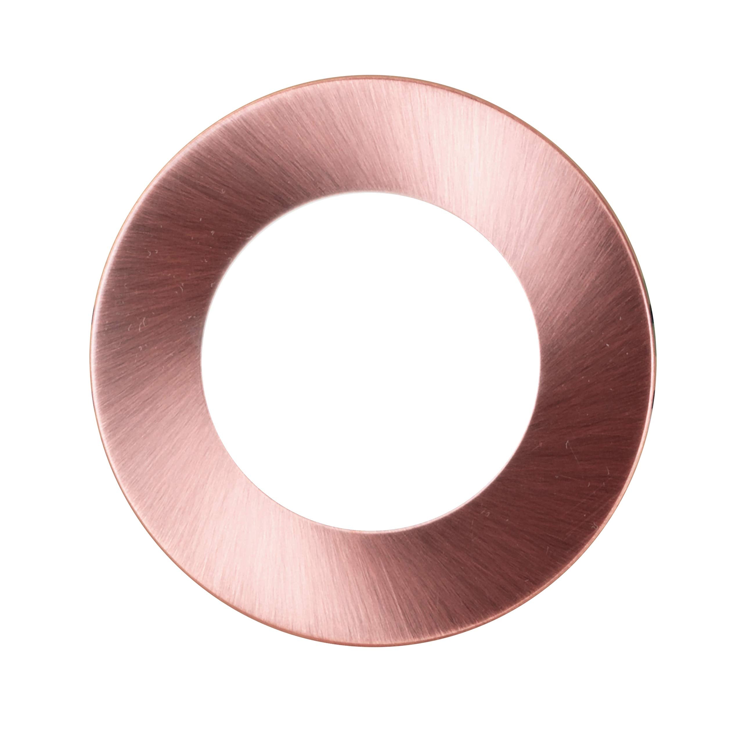 NICOR Lighting Round Aged Copper Faceplate for NICOR DLE4 Series Downlights (Round) (DLE4-TR-AC)