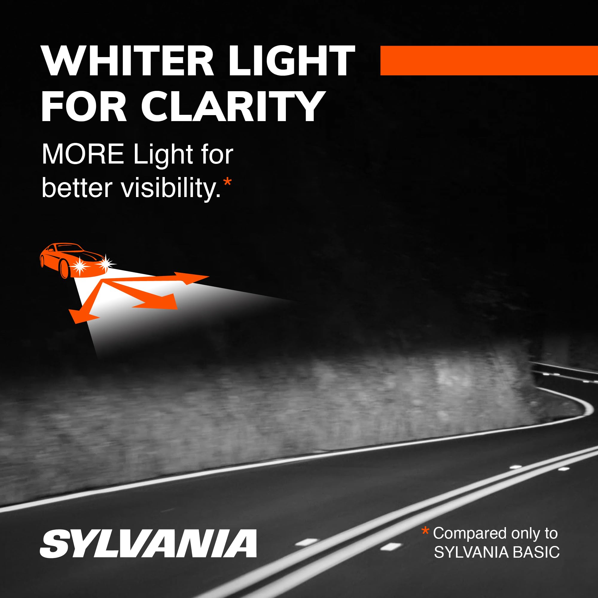 SYLVANIA 9006 SilverStar Ultra Halogen Headlight Bulb - High/Low Beam, Fog Replacement, Brightest Downroad Light, 2-Pack