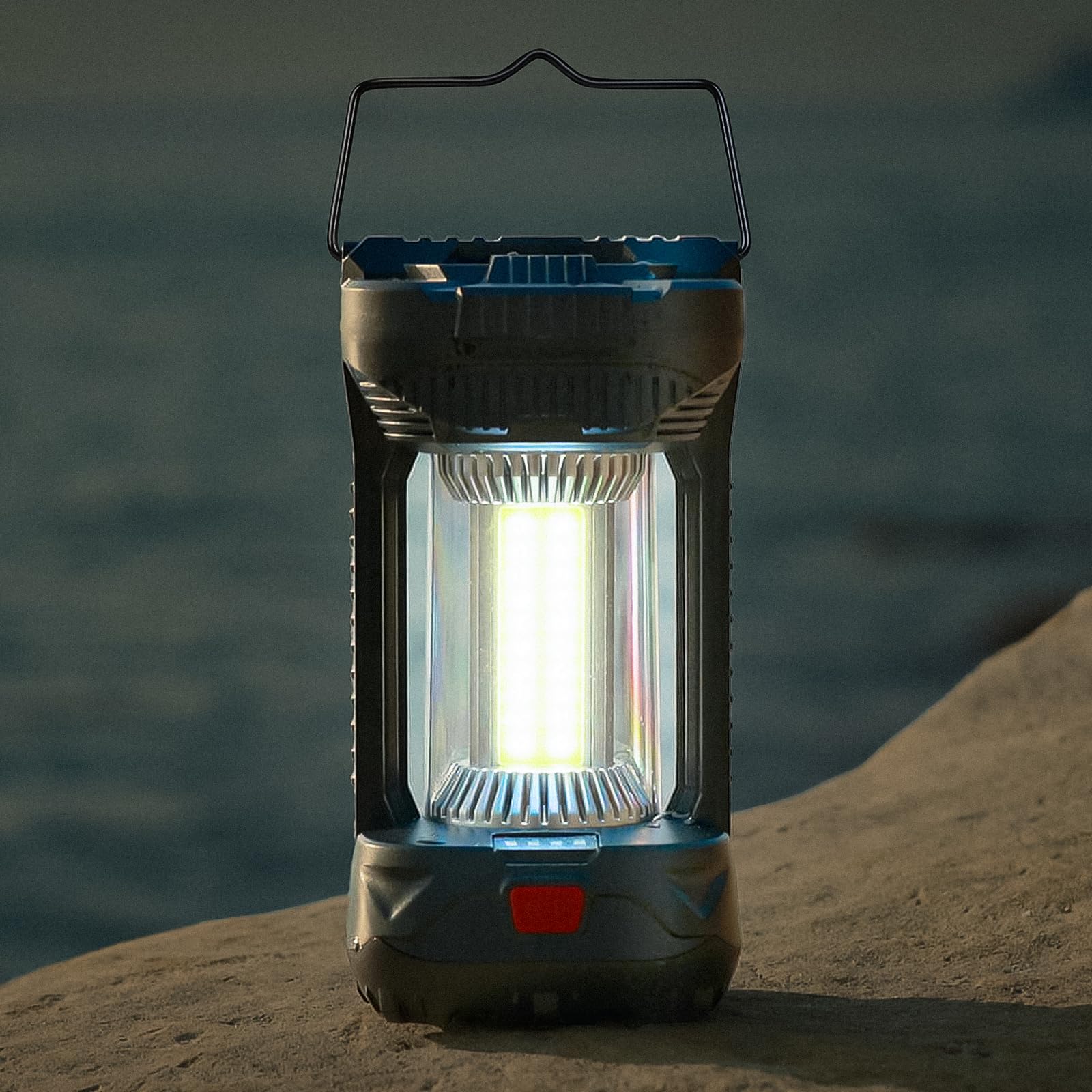 Alpswolf 1000 Lumens Rechargeable Camping Lantern - 4000Mah Phone Charger, Ipx4 Waterproof, 4 Light Modes & Sos Strobe, Led Lant