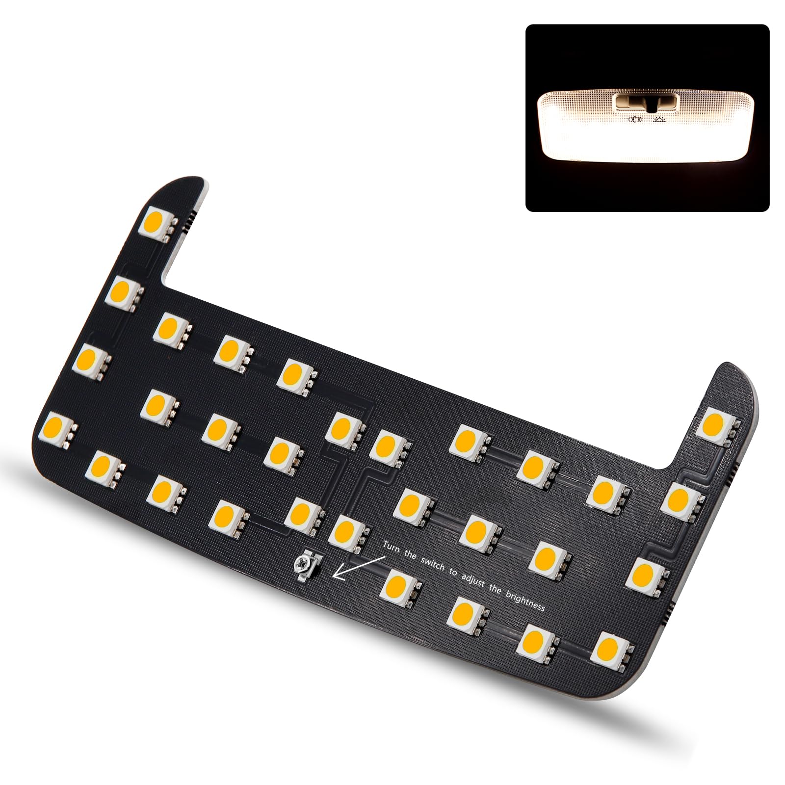ZEN HON LED Light,Fit For Interior Rear Dome light Upgrade,4500K Warm Yellow Light,Brightness Can Adjust,The Accessories For Toy