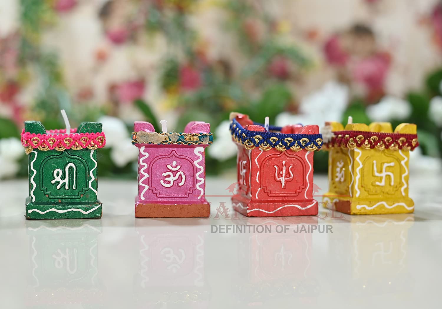 Jaipur Ace Decorative Tulsi Diya| Diwali Diyas | Traditional Handmade Terracotta Clay Diya | Mitti Deepak | Diya for Puja | Diwa