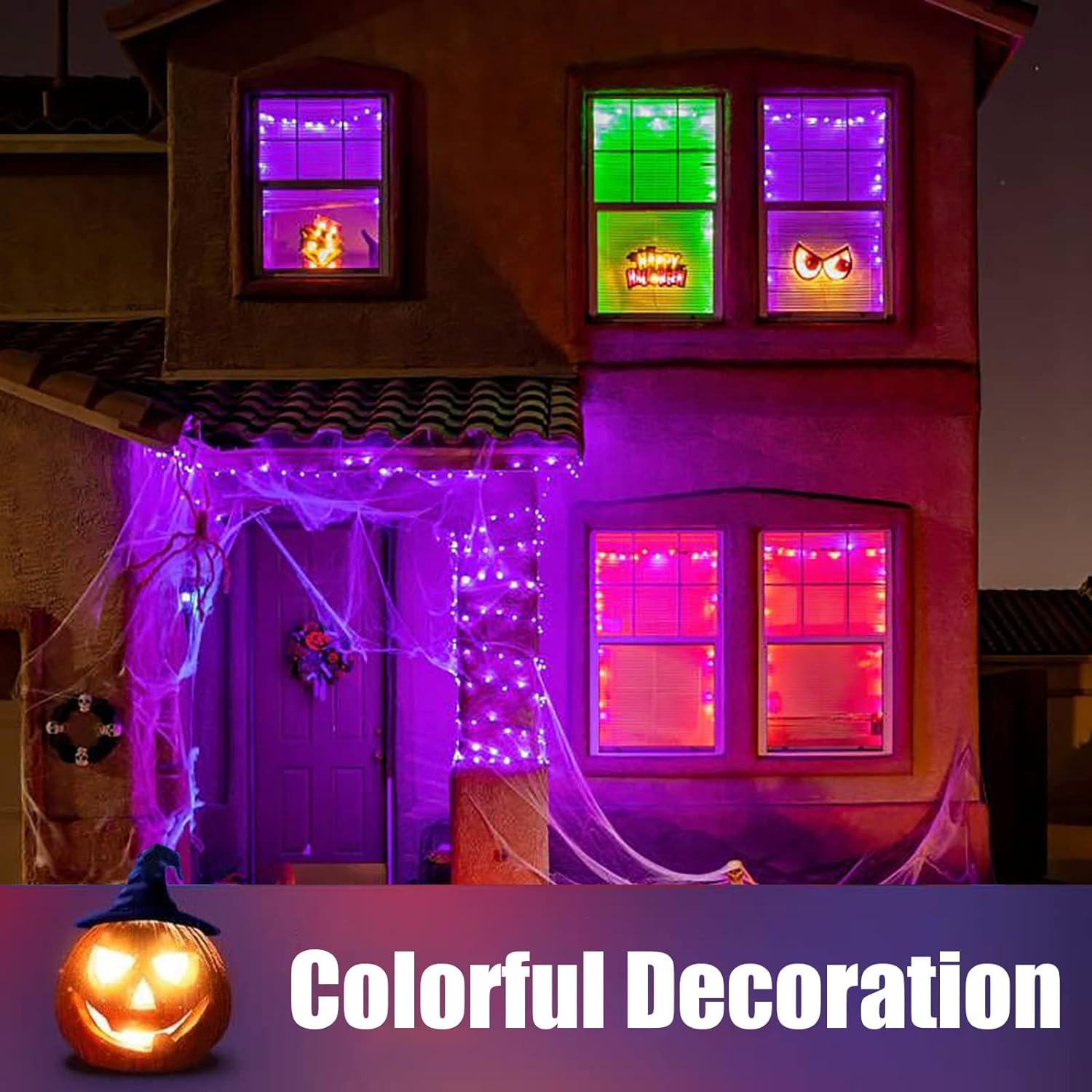 Indmird 48W RGB LED Flood Light - Color Changing, Remote & APP Control, IP66 Waterproof, 2 Pack for Indoor/Outdoor Events