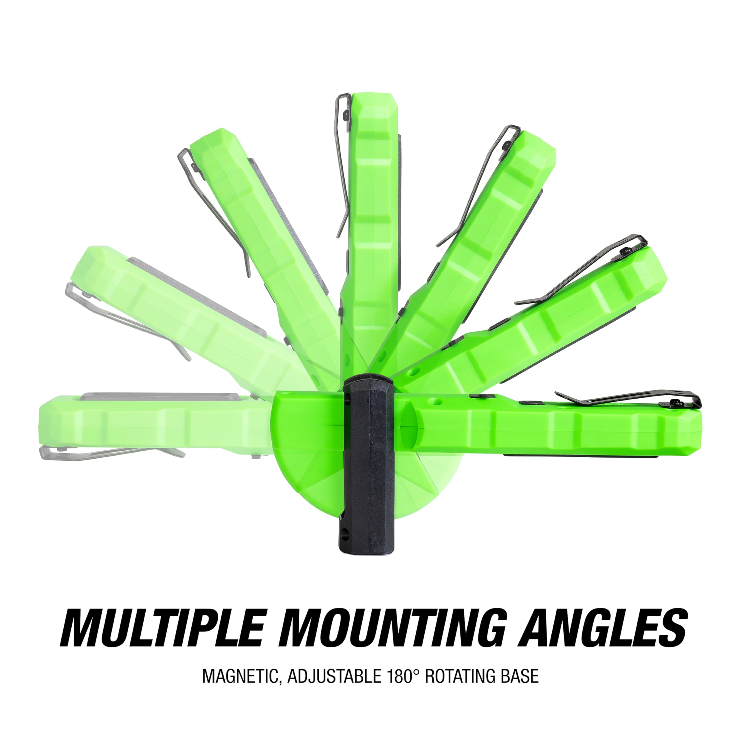 Oemtools 32132 Dual Mode 6'' Led Work Light, 200Lm Led Flashlight, Magnetic Base, Rechargeable With Usb Cable, Adjustable Bright