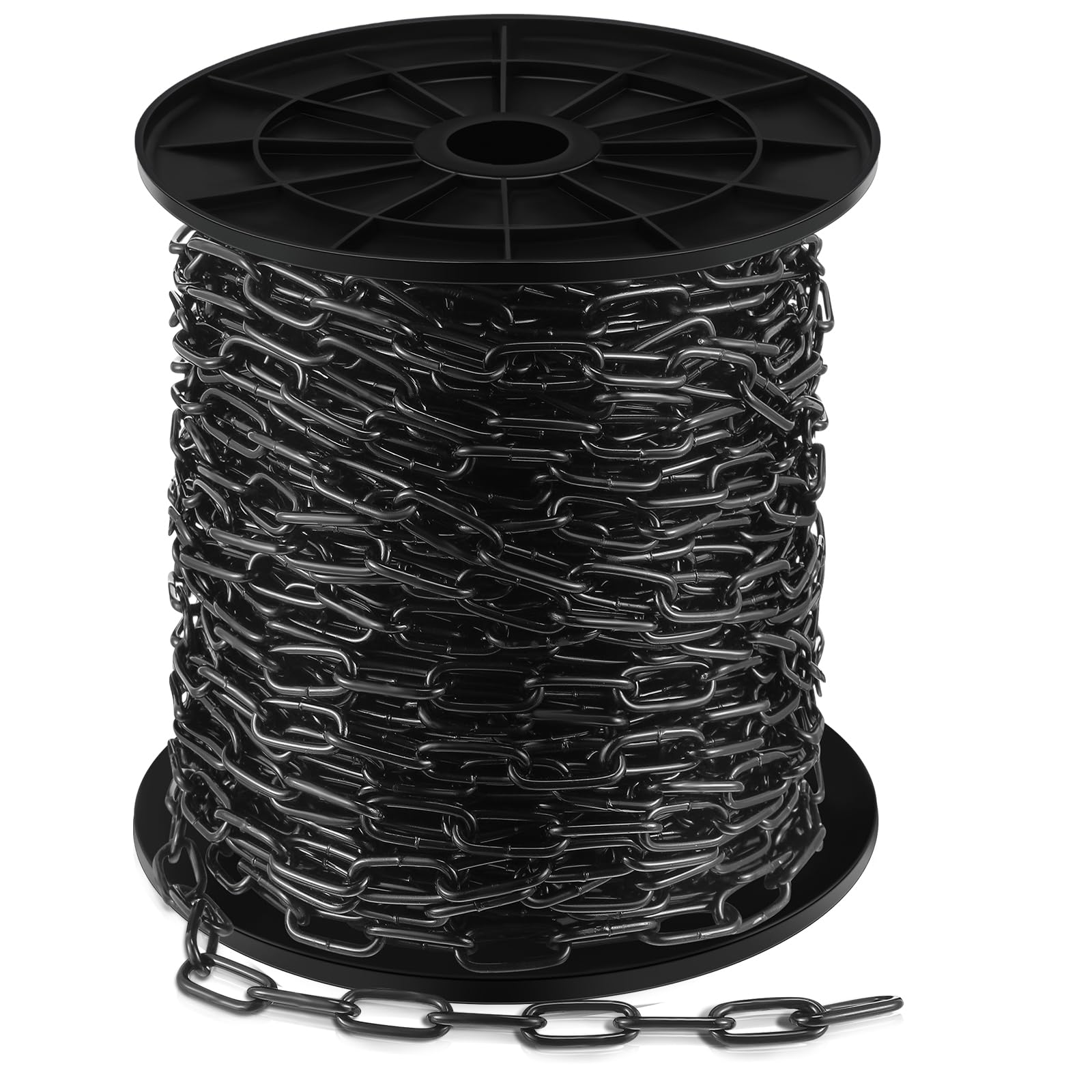 Yaocom 1/12 Chandelier Chain 100 ft Metal Hanging Chains Fixture Chain Decorative Chain Light Duty Chain Utility Chains for Hang