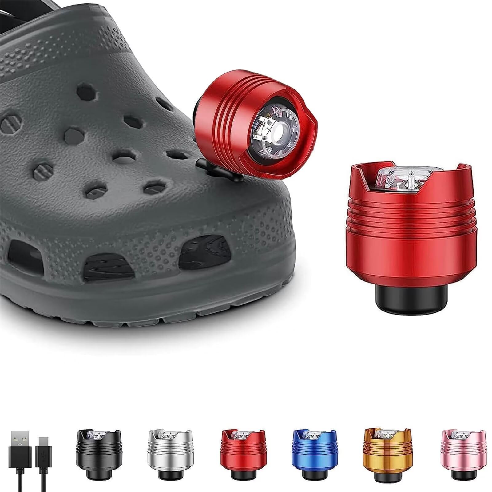 Clog Lights For Shoes  Clog Attachments Lights For Clog  Clog Accessories Men Clogk Lights For Shoes  Shoe Accessories For Clog  Flashlights For Camping  mature-themed Clog Charms Clog Accessories For Women