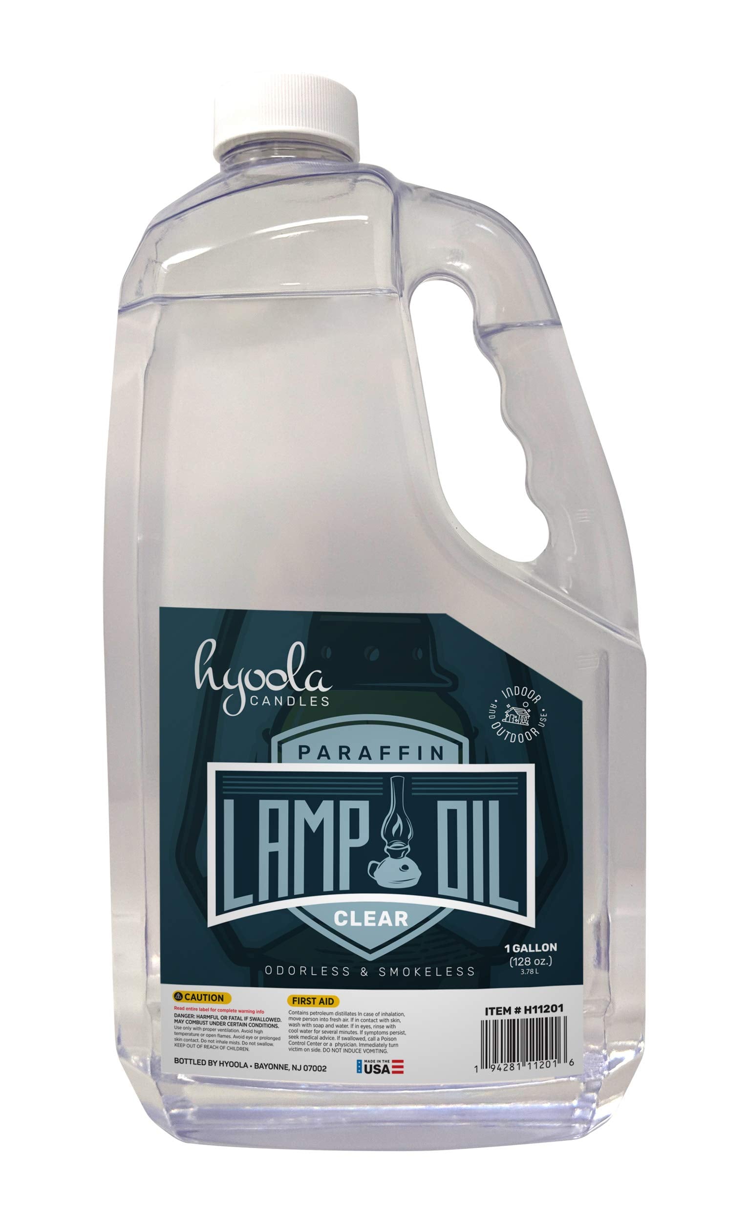 Hyoola 1-Gallon Liquid Paraffin Lamp Oil - Clear, Odorless, Ultra Clean - 2 Pack