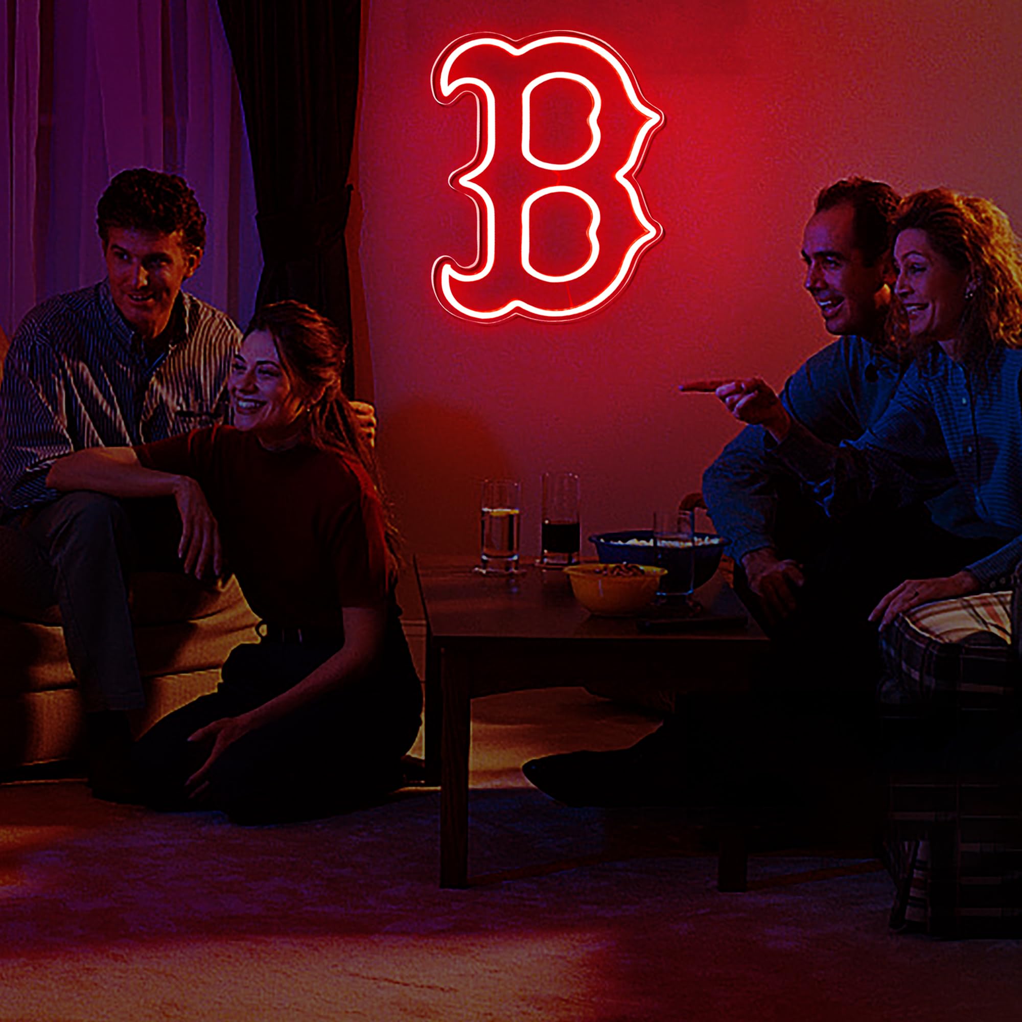 Baseball Neon Sign For Wall Decor Baseball Neon Light For Man Cave Or Garage Birthday Gifts For Men With Team Led Light Up Sign For Bar Party Dorm Office Wall Art Size16.1 * 11.4In(Zyld061)