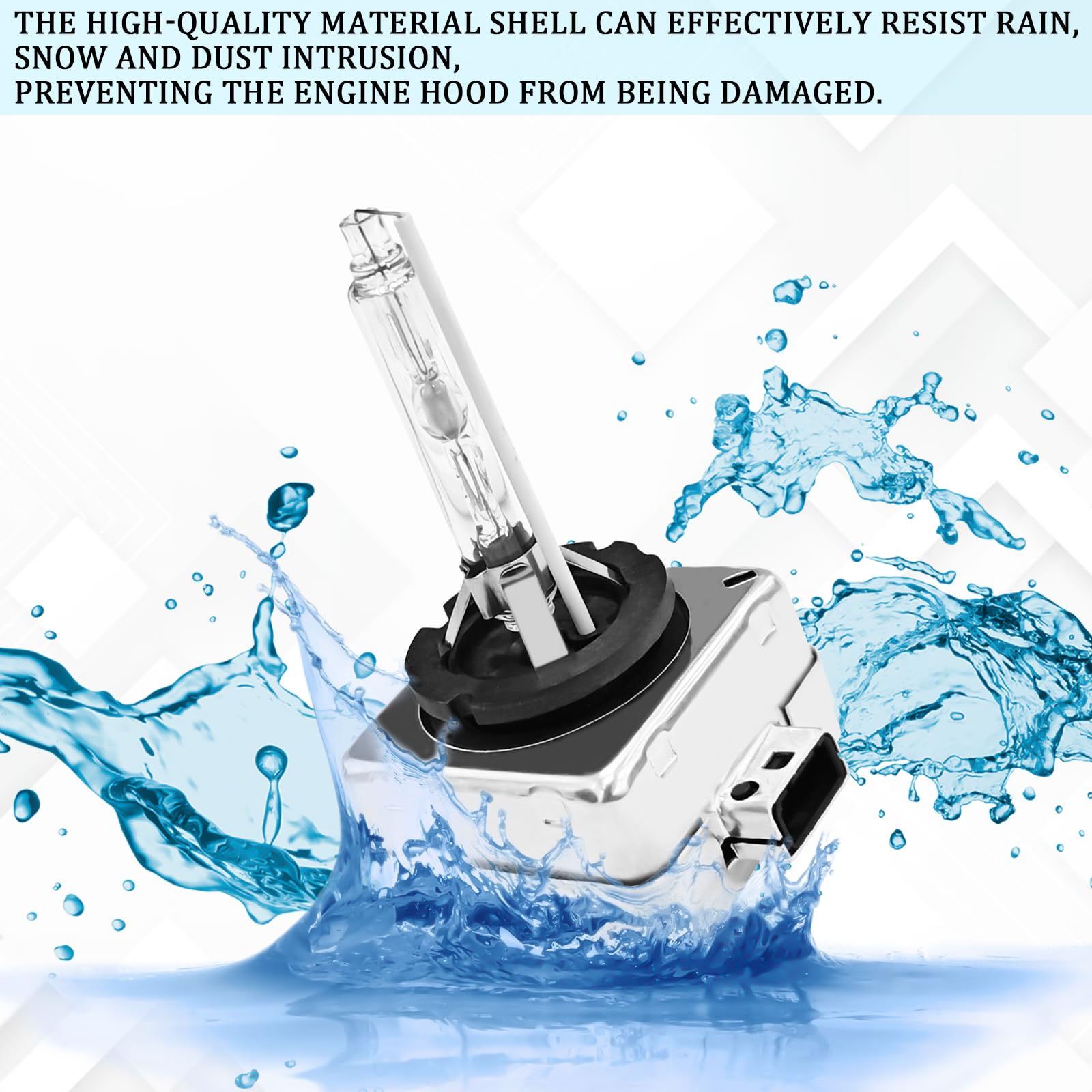 SamWinGear D3S HID Headlight Bulbs 2PCS 35W Super Bright White D3S Original Replacement Lights 12V High Beam Low Beam