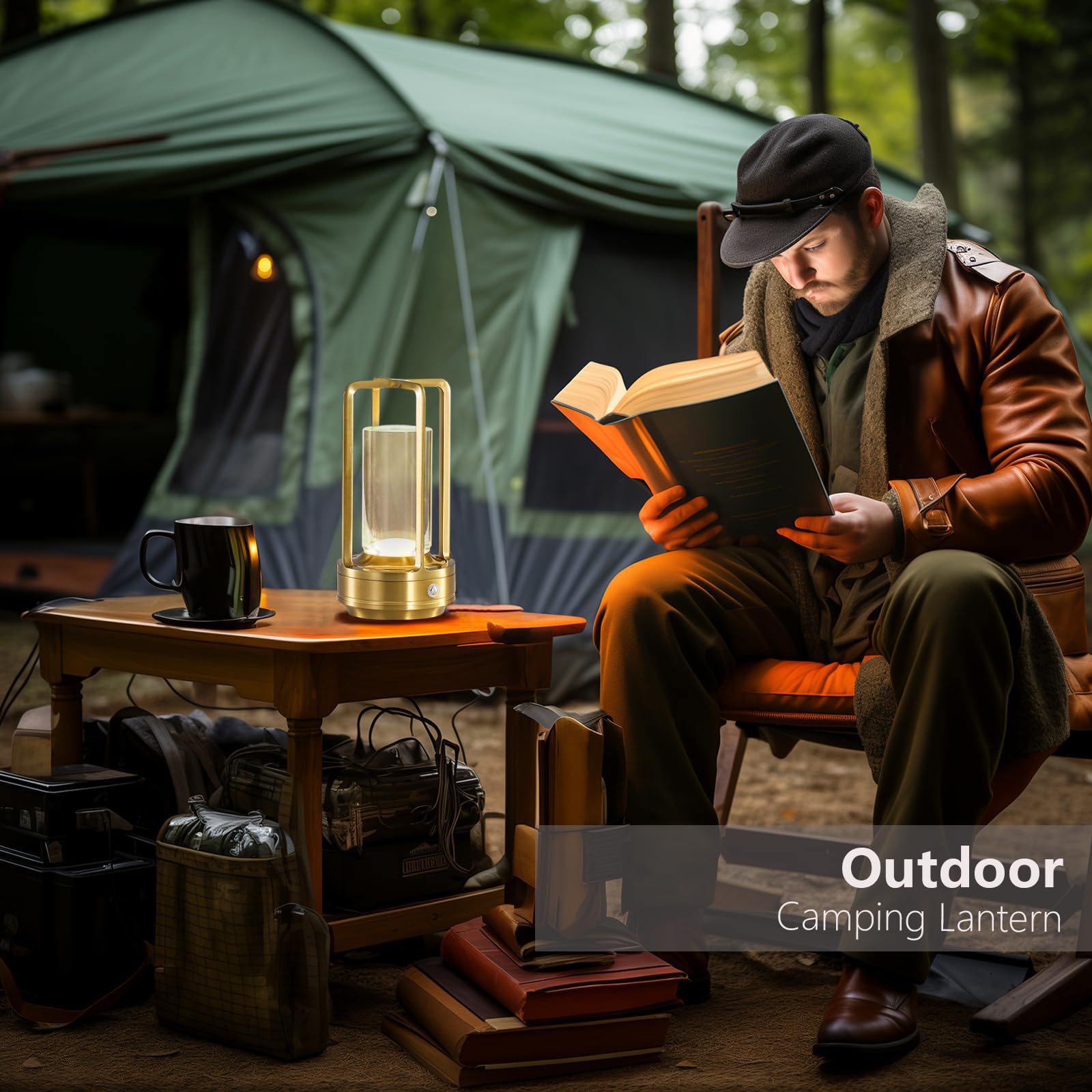 Crystal Table Lamp For Indoor And Outdoor, Rechargeable Cordless Lamp, 3-Colour 4000Mah Dimming Battery Powered Small Desk Lamp,