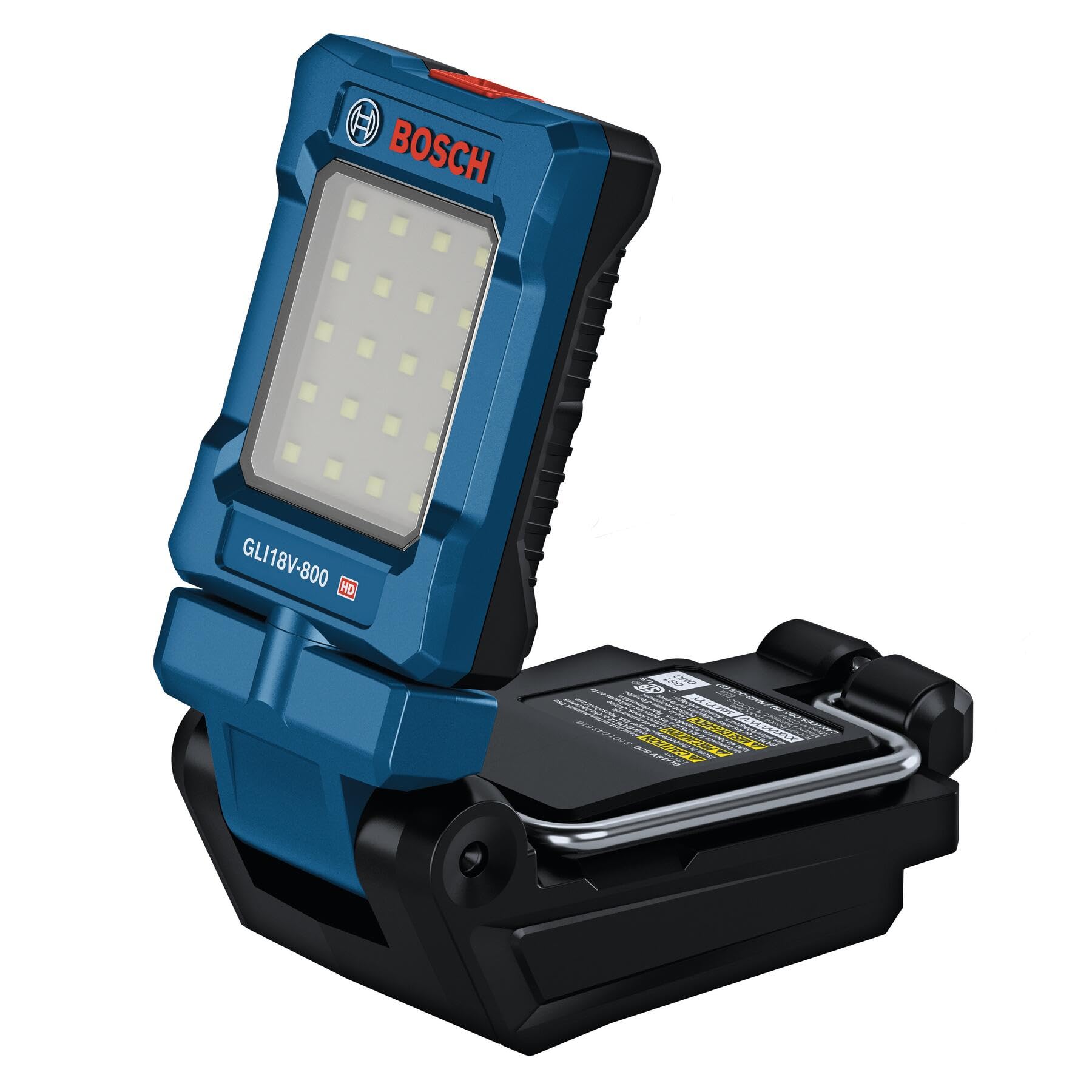 BOSCH GLI18V-800N 18V Multidirectional, Portable LED Worklight with Mounting Magnet and Hanging Hook (Bare Tool)