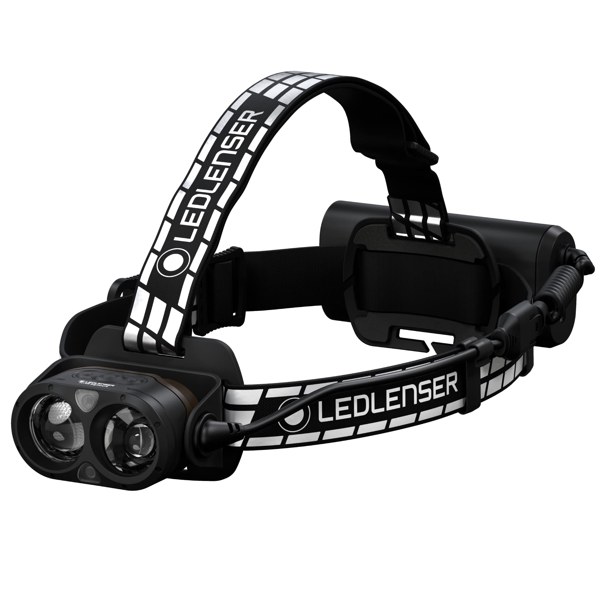 Ledlenser, H19R Signature Rechargeable Headlamp High Power Led, 4000 Lumens, Waterproof, Dustproof, Bluetooth Connectivity, Fusi