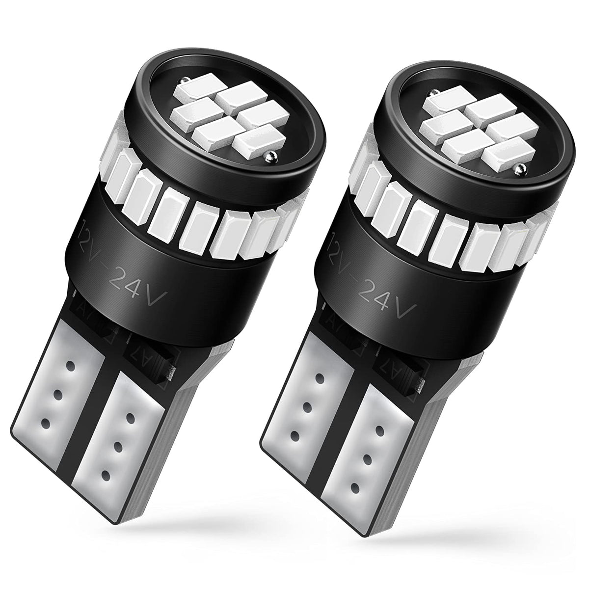 Auxito 194 Blue Led Bulbs 168 175 2825 W5W T10 24-Smd 3014 Chipsets For Car Interior Dome Door Map Dashboard Courtesy Light Lice