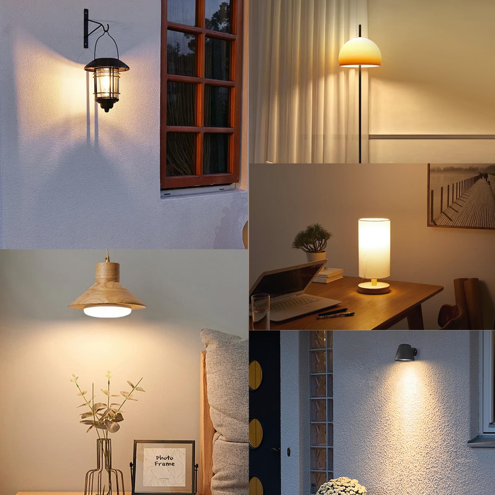 IINVGOOD Edison Light Bulbs, Dimmable Vintage LED, 60W Equivalent, 8W, 800LM, ST58, Clear Glass, 5000K Daylight White,