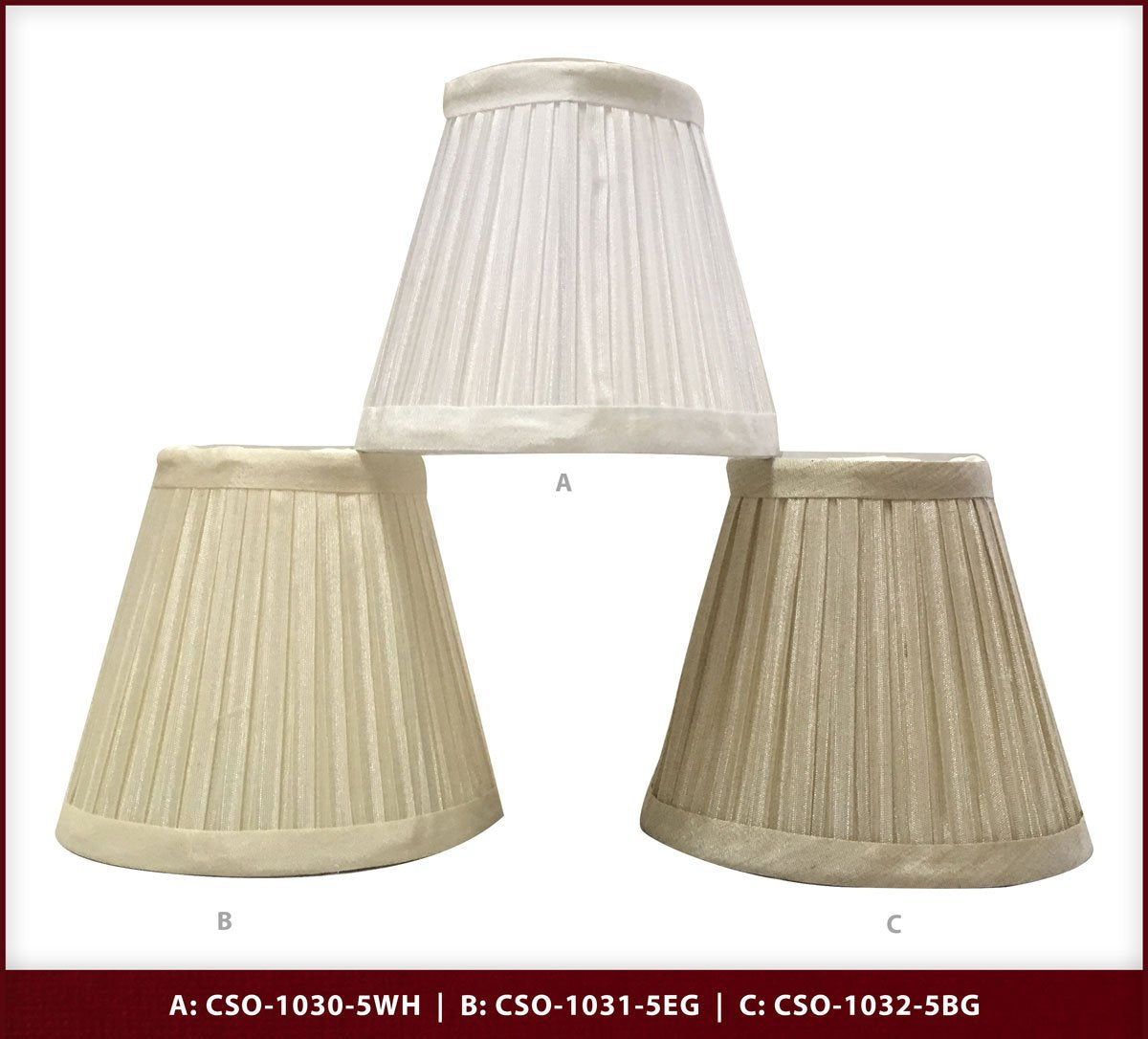 Royal Designs, Inc. Clip On Pleated Empire Chandelier Lamp Shade Flame Clip Fitter, Cso-1032-5Bg-6, 3 X 5 X 4.5, Beige, 6 Pack