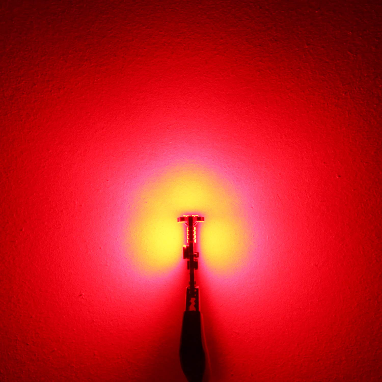 Phinlion 912 921 906 Red Center High Mount Stop Light Led Bulbs Super Bright 4014 24-Smd Chipsets Wedge T15 904 922 Replacement