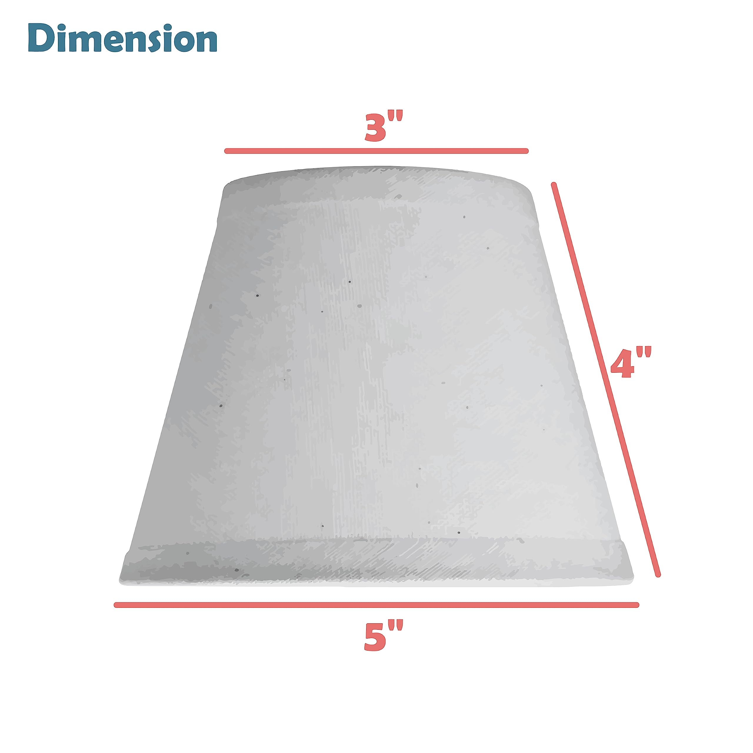 Aspen Creative 33002-6B Small Pleated Empire Shape Chandelier Clip-On Lamp Shade, Gold, 3'' Top X 5'' Bottom X 4'' Slant, 6 Pack