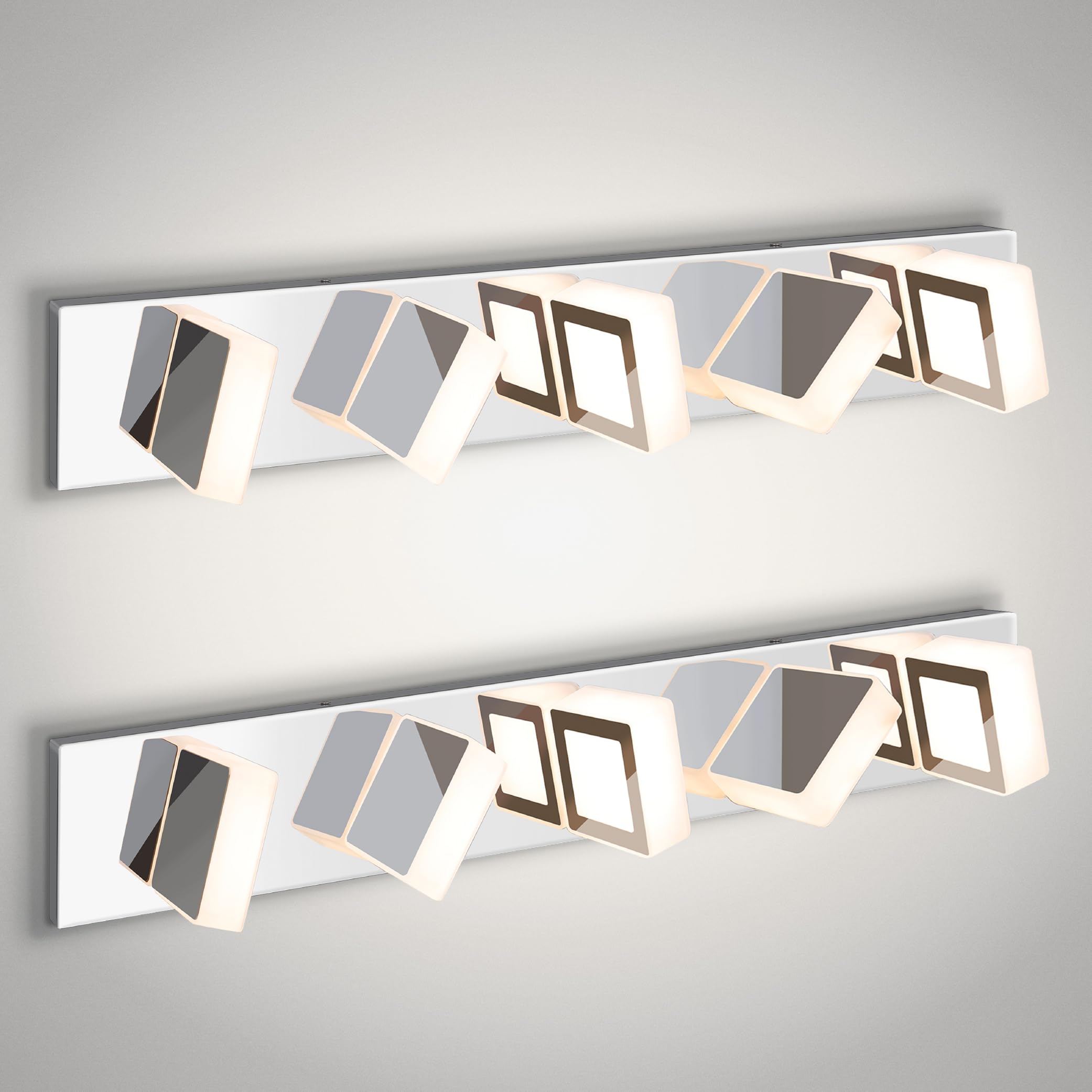 Asd Led 33 Inch Bathroom Vanity Light Fixture | 5-Lights 28W 1600Lm 2700-6000K 120V | 5Cct, Dimmable, Rotatable Heads, Etl Liste