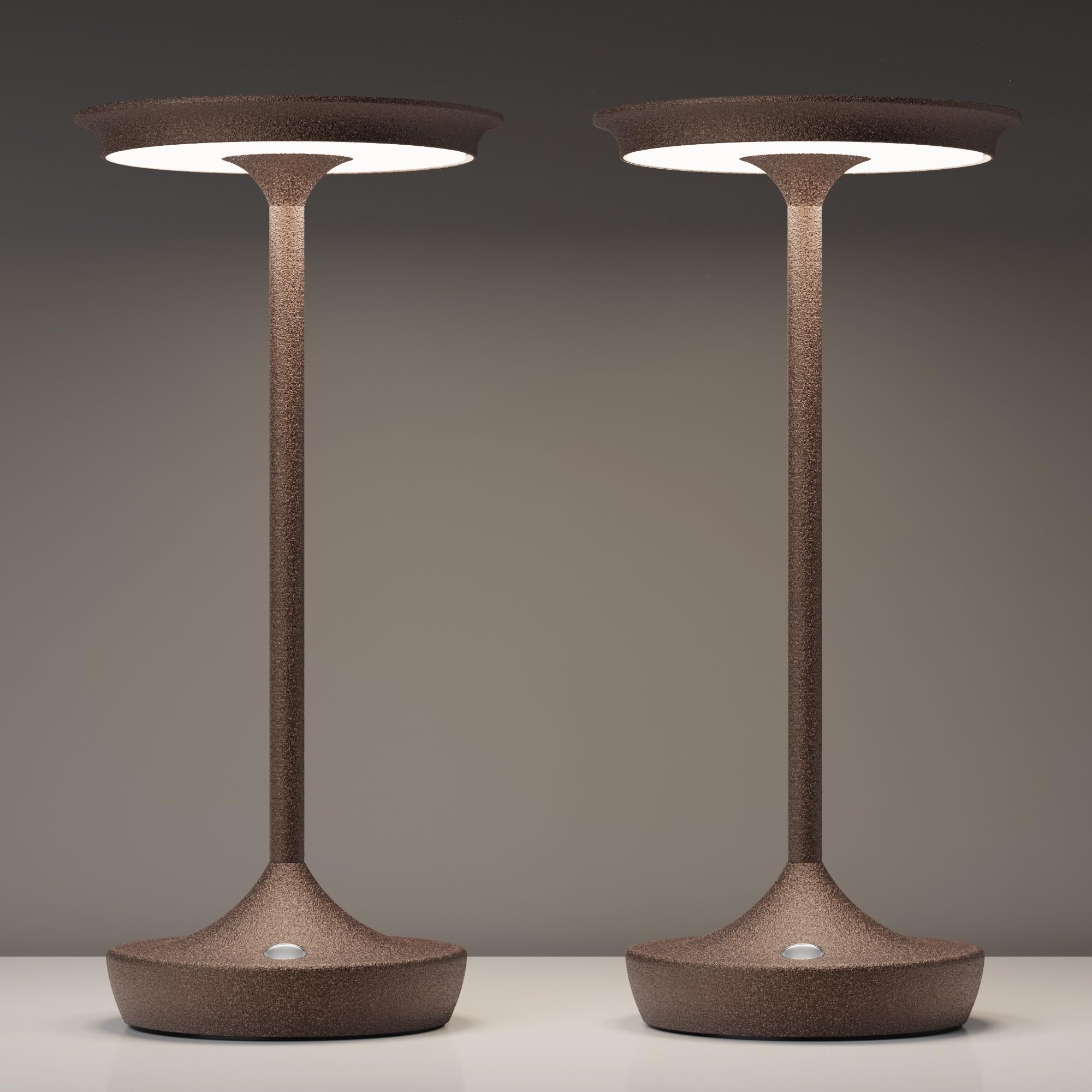 2 Pack Cordless Rechargeable Table Lamps, Portable 6000mAh Battery Desk Lamp Waterproof 3 Color Stepless Dimming LED Table Light