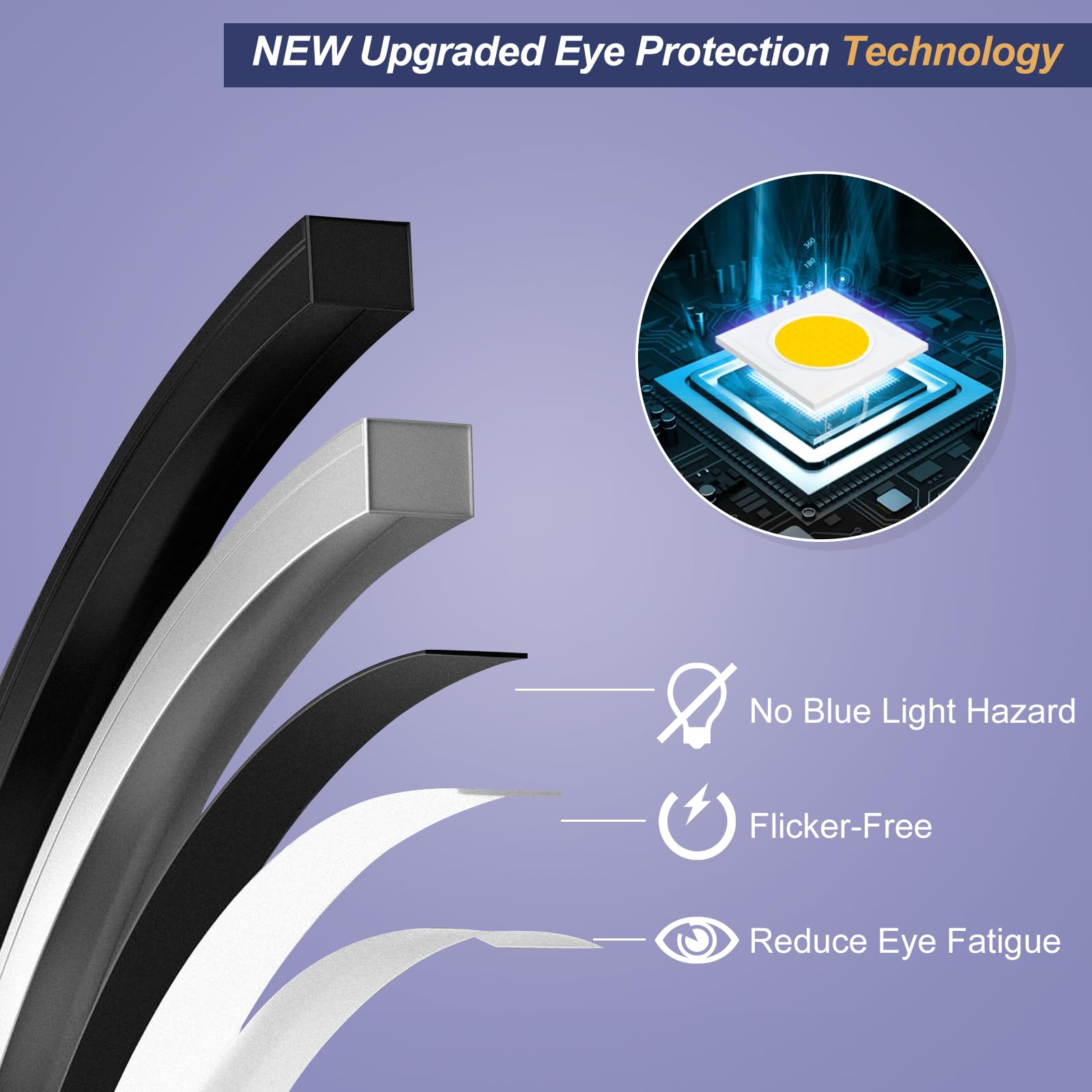 Adjustable White Light Modern 69.99 Inch Arched Standing Reading Floor Lamp With Remote - Dimmable Black Led Curved Light For Be