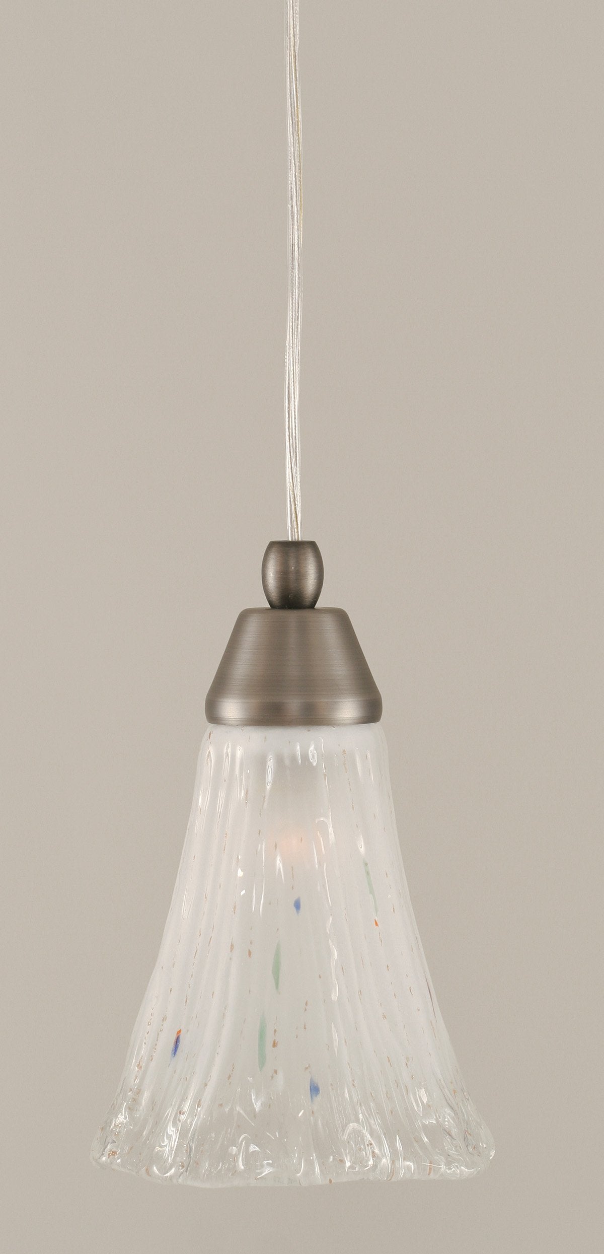 Toltec Lighting 1 Light Mini Pendant In Brushed Nickel (22-Bn-721)