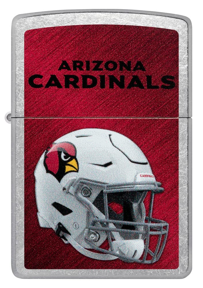 Zippo Nfl Arizona Cardinals Helmet Street Chrome Pocket Lighter