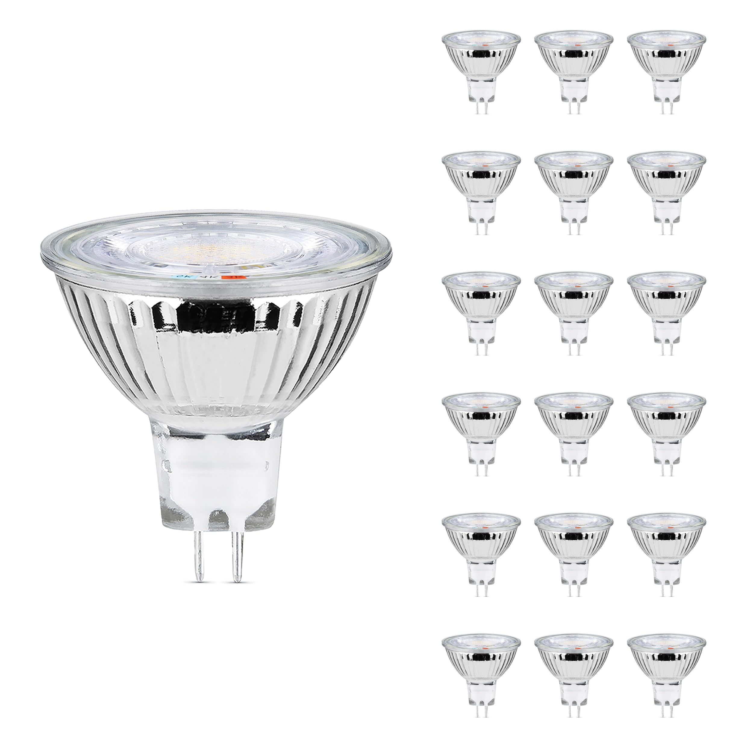 Feit Electric Mr16 Led Reflector Light Bulb, 20W Equivalent, Dimmable, Gu5.3 Base, 90+ Cri, 200 Lumen, Adjustable Color Temperat