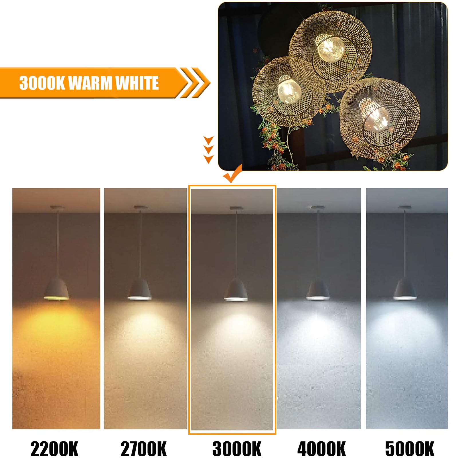 winsaLED 12 Pack LED Edison Bulbs, 4W Filament, 3000K Warm White, E26 Vintage, 450LM, CRI 90, Not Dimmable