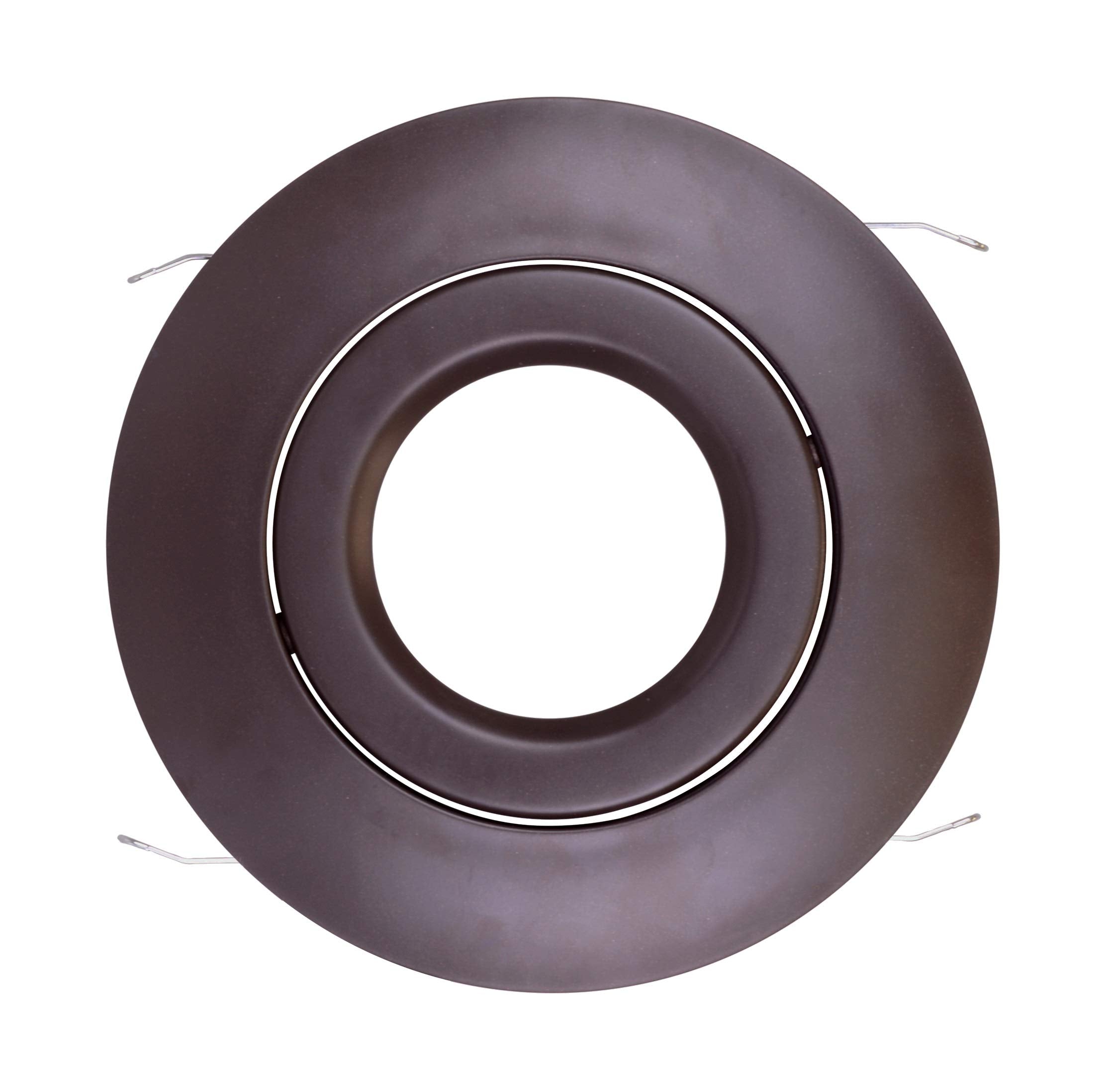 Nicor Lighting 6 Inch Oil-Rubbed Bronze Recessed Gimbal Ring Trim, Fits 6 Inch Housings (17558Ob)
