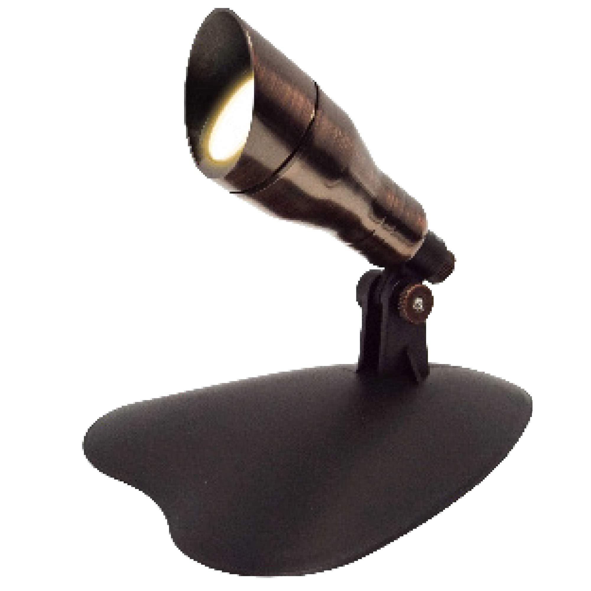 Ignite Landscape Lighting 3-Watt Bronze LED Spotlight for Landscape Lighting, Ponds, and Water Features - 3WSPOT-BZ