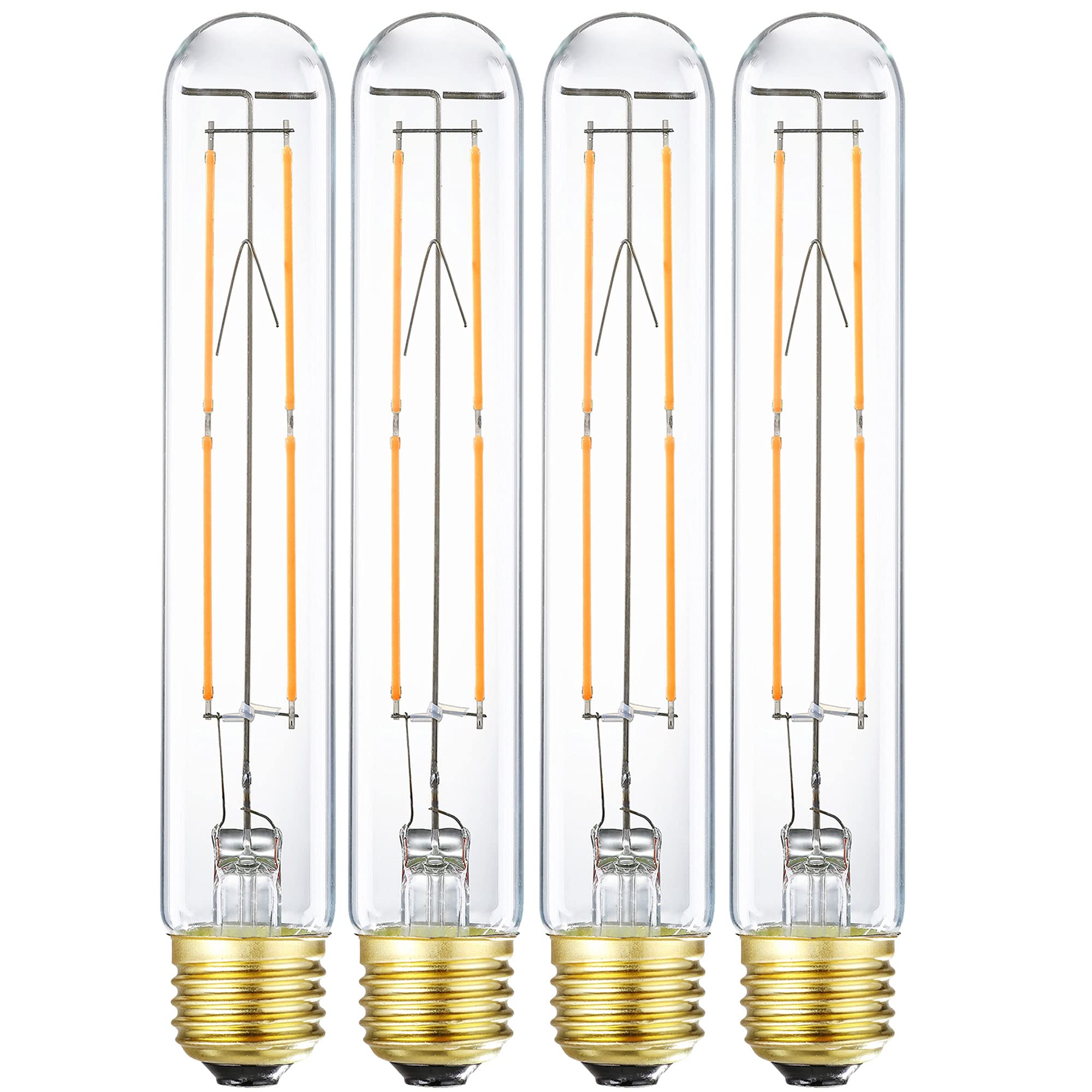 Dimmable E26 Light Bulb 6W Equal 60 Watt Edison Led Light Bulb Ac120V Warm White 2700K Edison Light Bulbs 60 Watt 600Lm T10 Led 