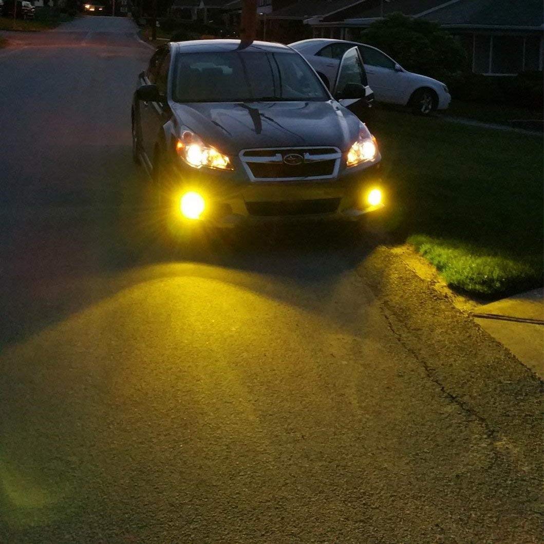 Alla Lighting 3000K Amber Yellow Led Fog Light Bulb For Vehicles