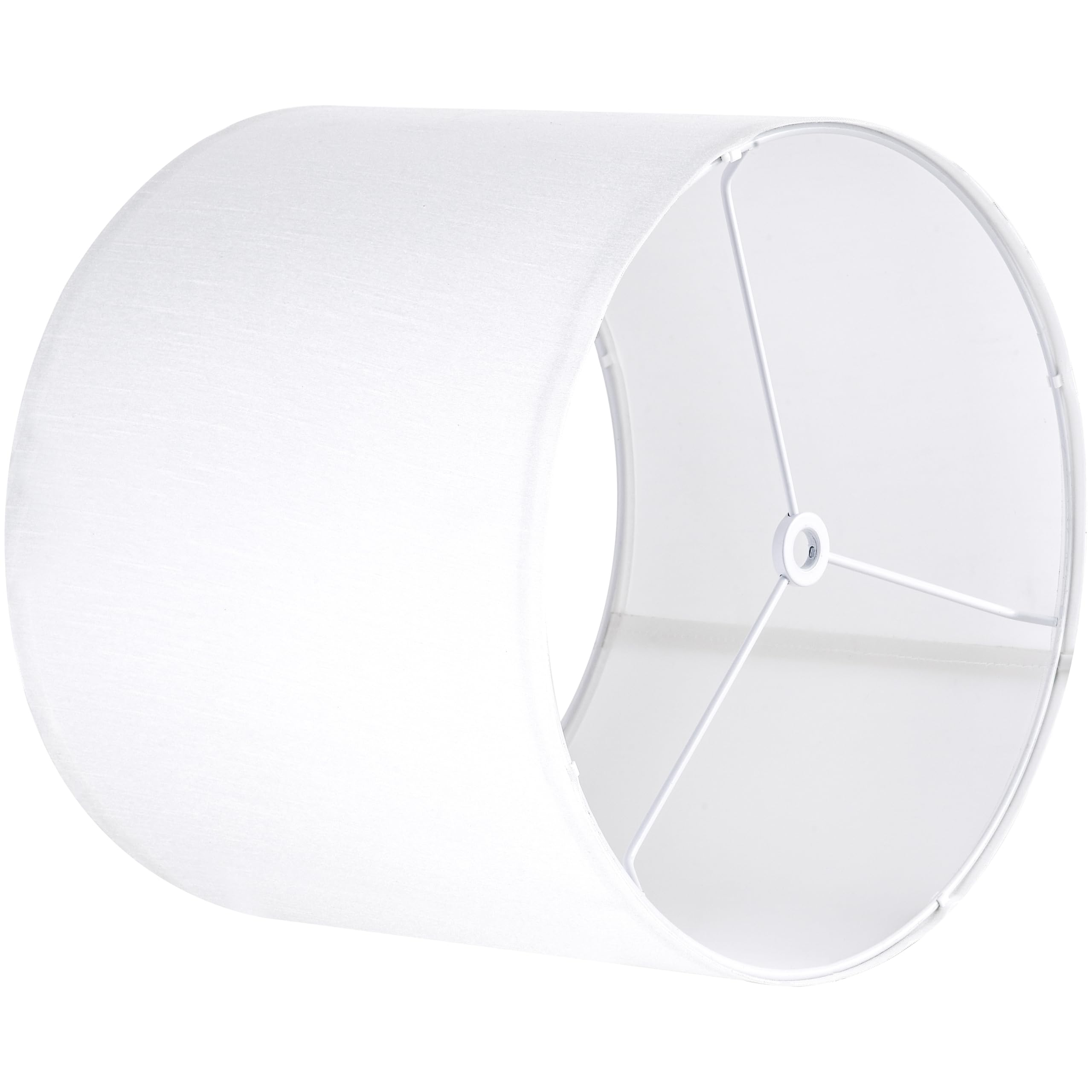 Goso Large White Lamp Shades For Floor Lamps Table Lamps -16 * 16 * 12 Inch (Spider) Drum Lampshades Replacement-Night Stand Lig