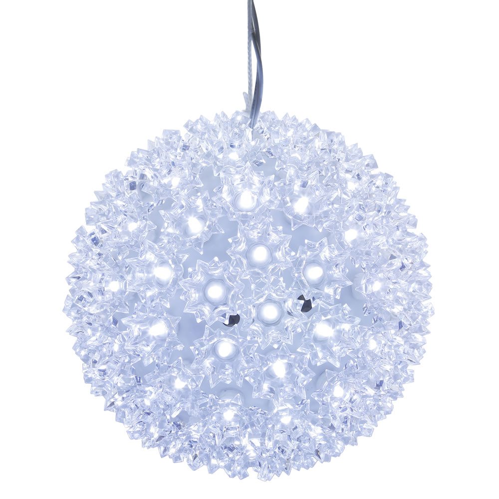 Vickerman Starlight Sphere Ornament LED Light Sphere 50Lt Cool White Model X120605