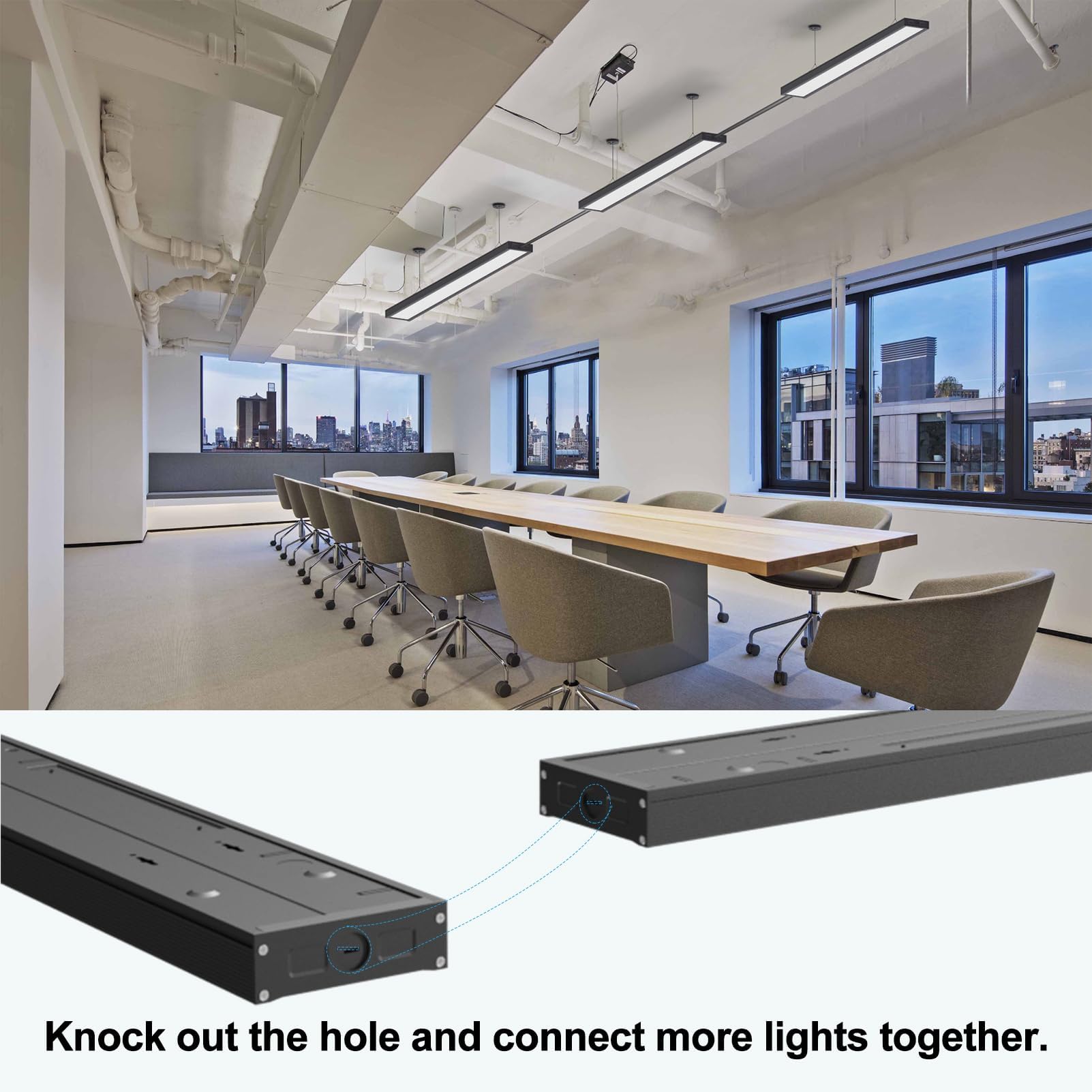 Lightdot 4Ft-5In Led Wraparound Shop Lights, ?Driver Equipped, 5 Years? 50W 4Ft Led Shop Light Fixtures For Garage Workshop, 700