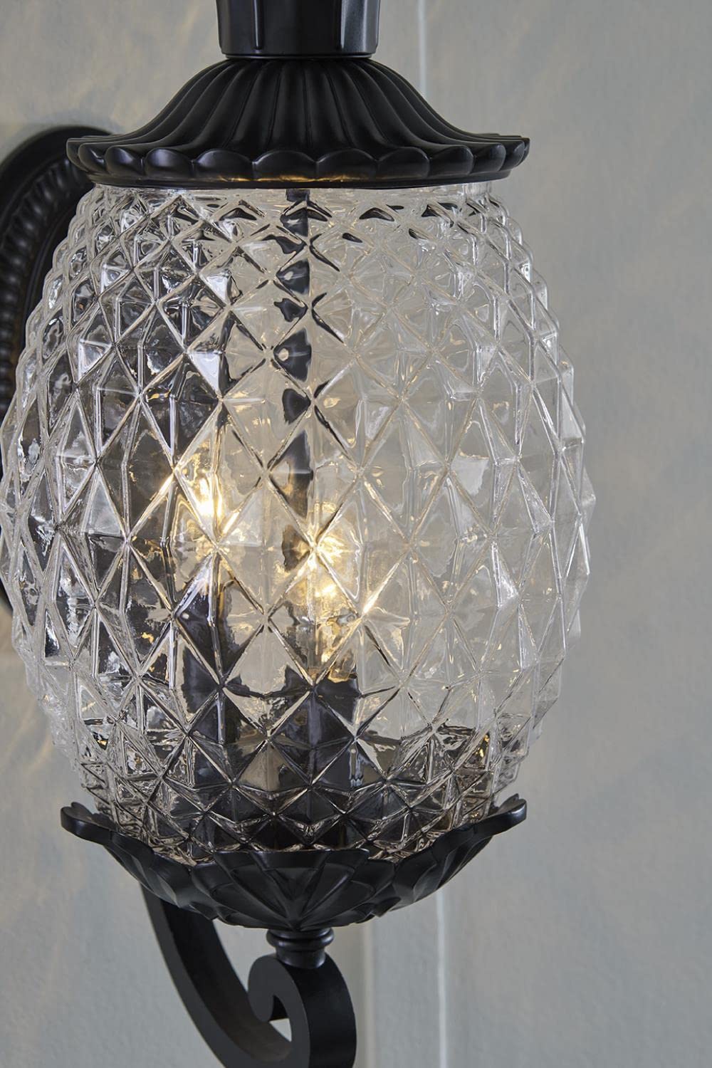 Acclaim 7511Bk Lanai Collection 3-Light Wall Mount Outdoor Light Fixture, Matte Black