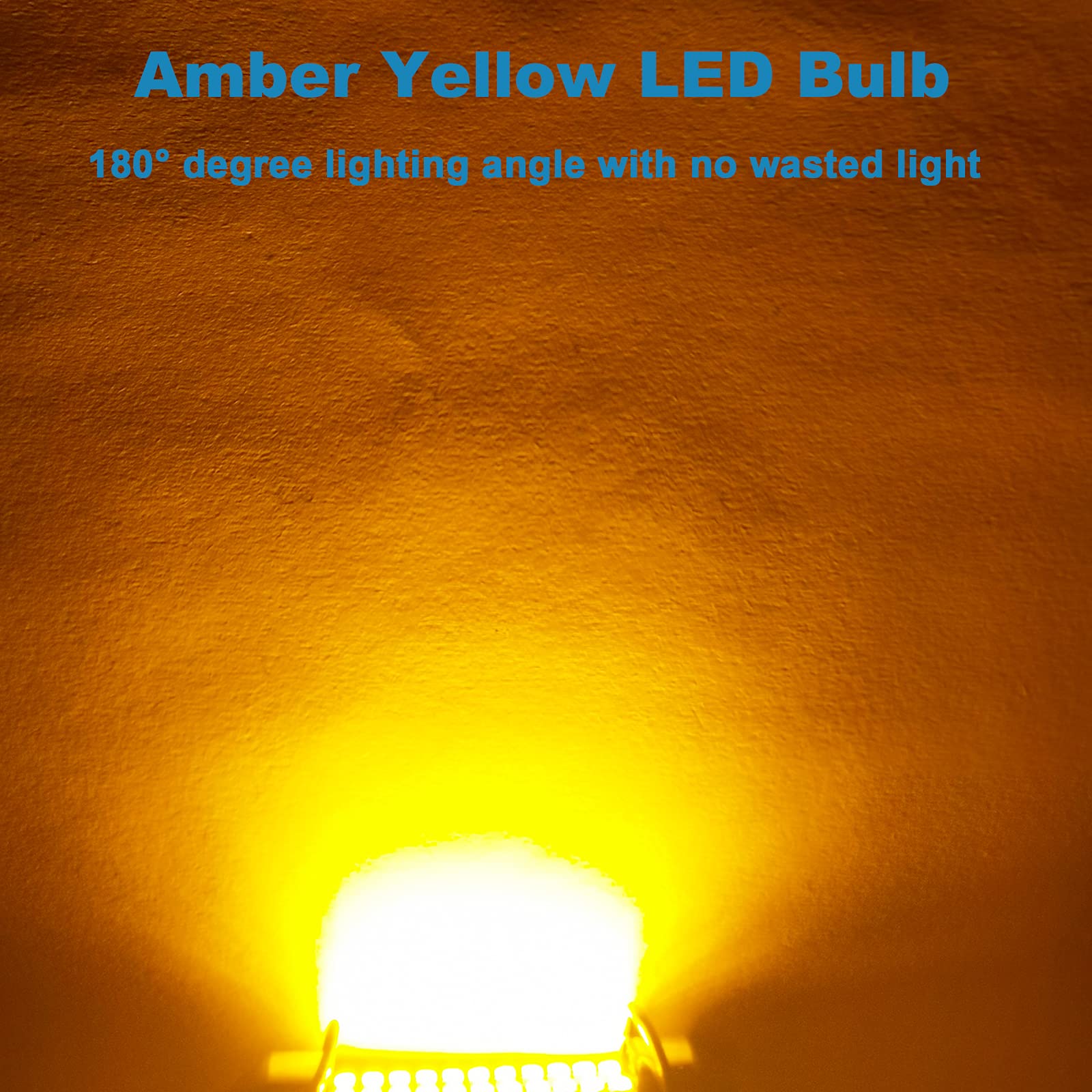 Serundo Auto 578 Led Festoon Bulb 211-2 Led Car Bulb 41Mm 42Mm 1.65In 212-2 Bulb For Car Map Light Dome Light, 22Smd 3014 Chips Interior Led Festoon Bulb,Pack Of 4Pcs Amber Yellow