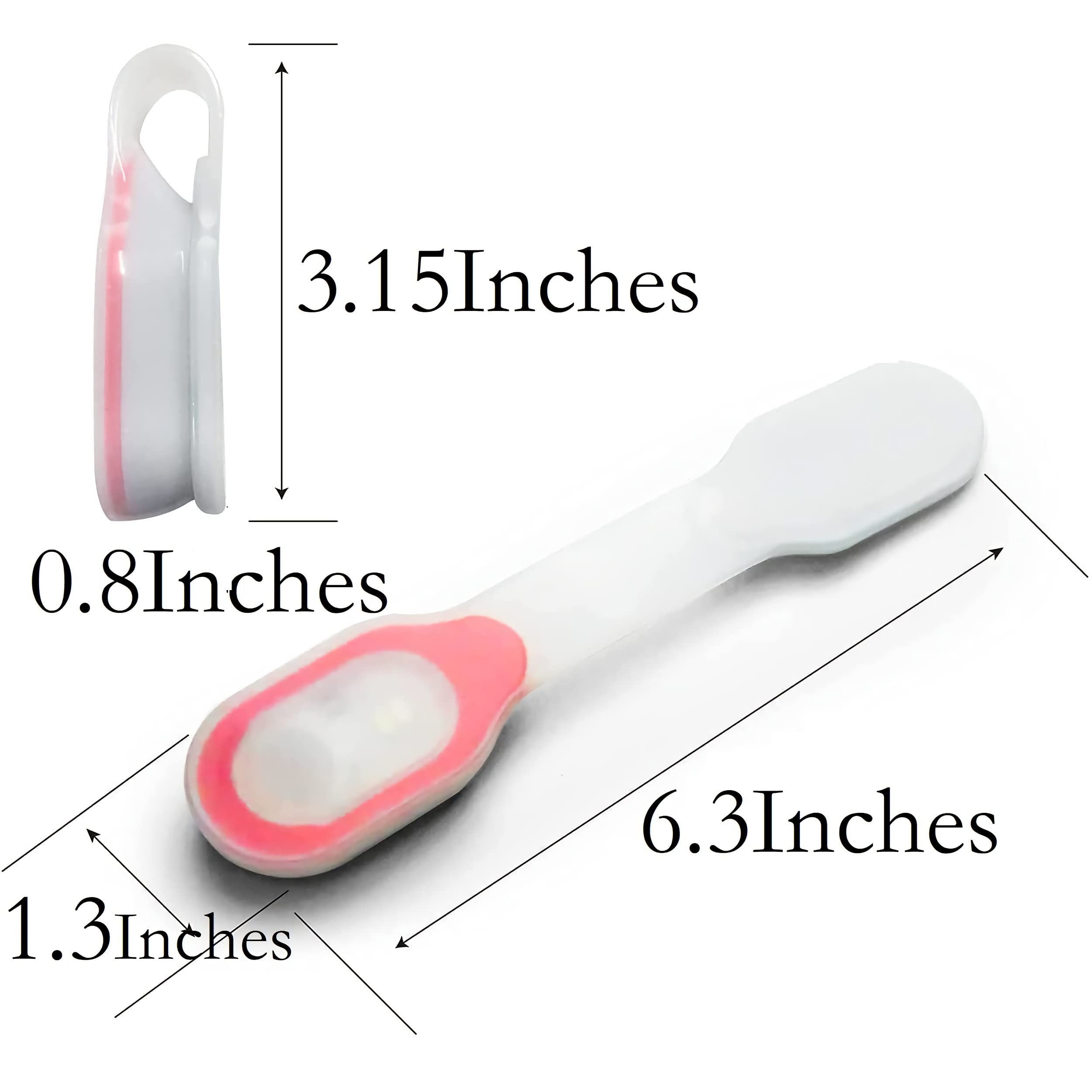 Nurse Nightshift Hands Free Lightweight Emergency Flashlight Hands Free Led Flashlights Clip-On Flashlight Suitable For Walking Running Pets Outdoor Activities