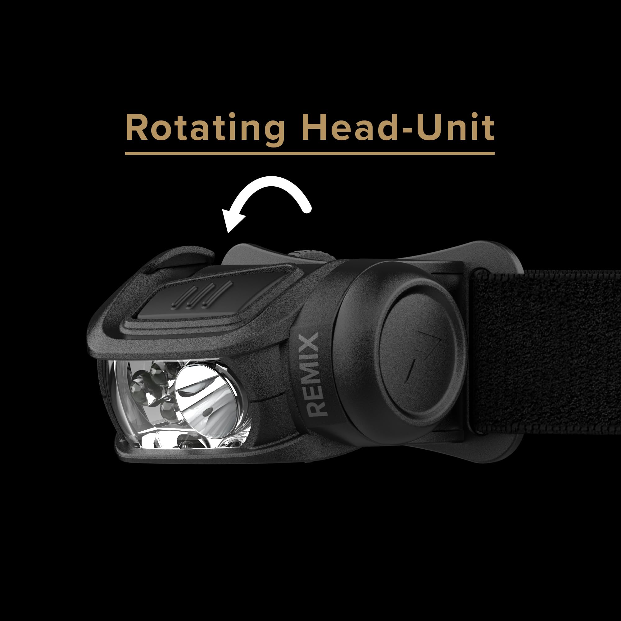 Princeton Tec Remix LED Headlamp - 300 Lumens, Black, One Size (RMX300-RD-BK), Red LEDs, Lightweight Plastic