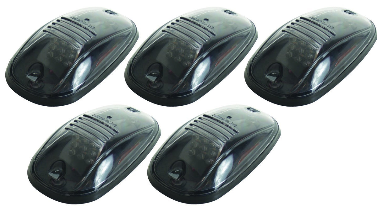 Pacer Performance 20-236C Hi-Five Clear Ford Style Led Cab Roof Light, (Pack Of 5)