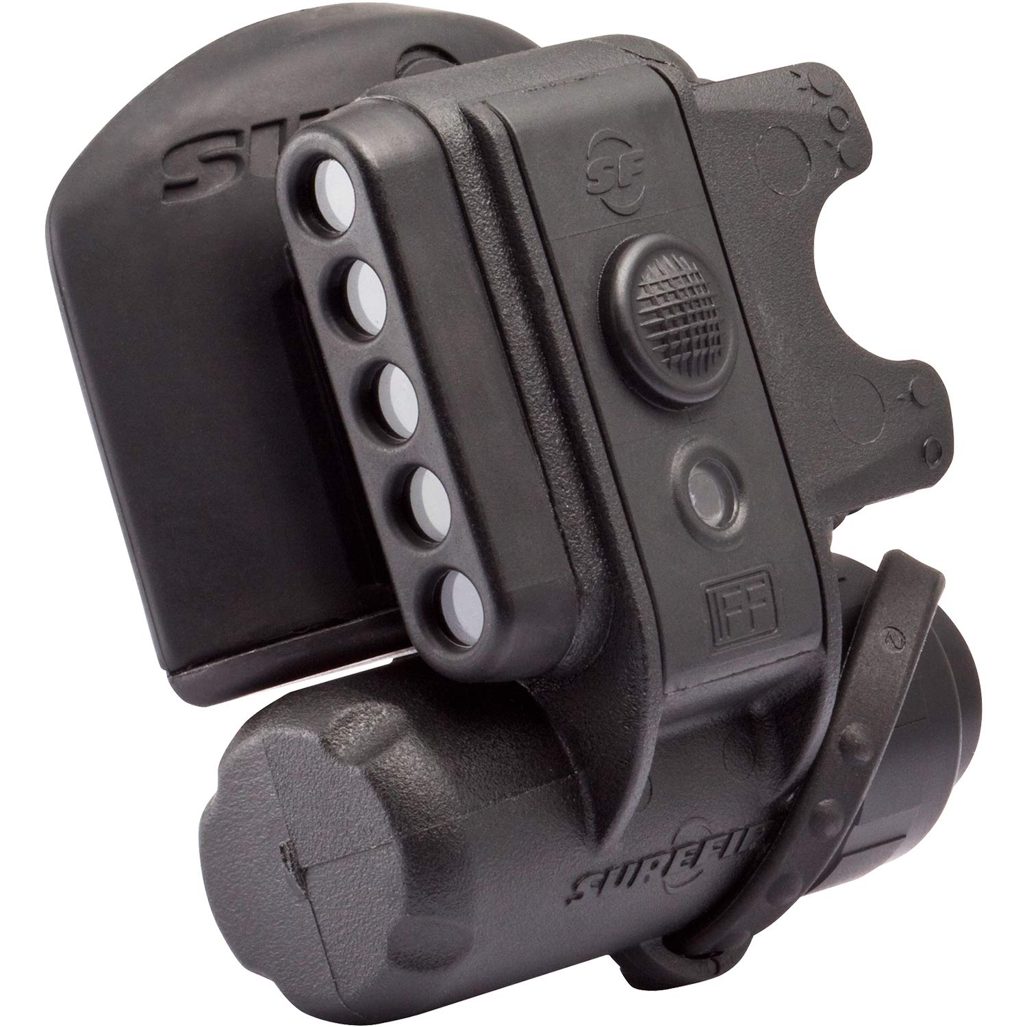 Surefire Hl1-A Helmet Light With Multiple Low-Signature Spectrums Of Light And Ratchet Mount, Black