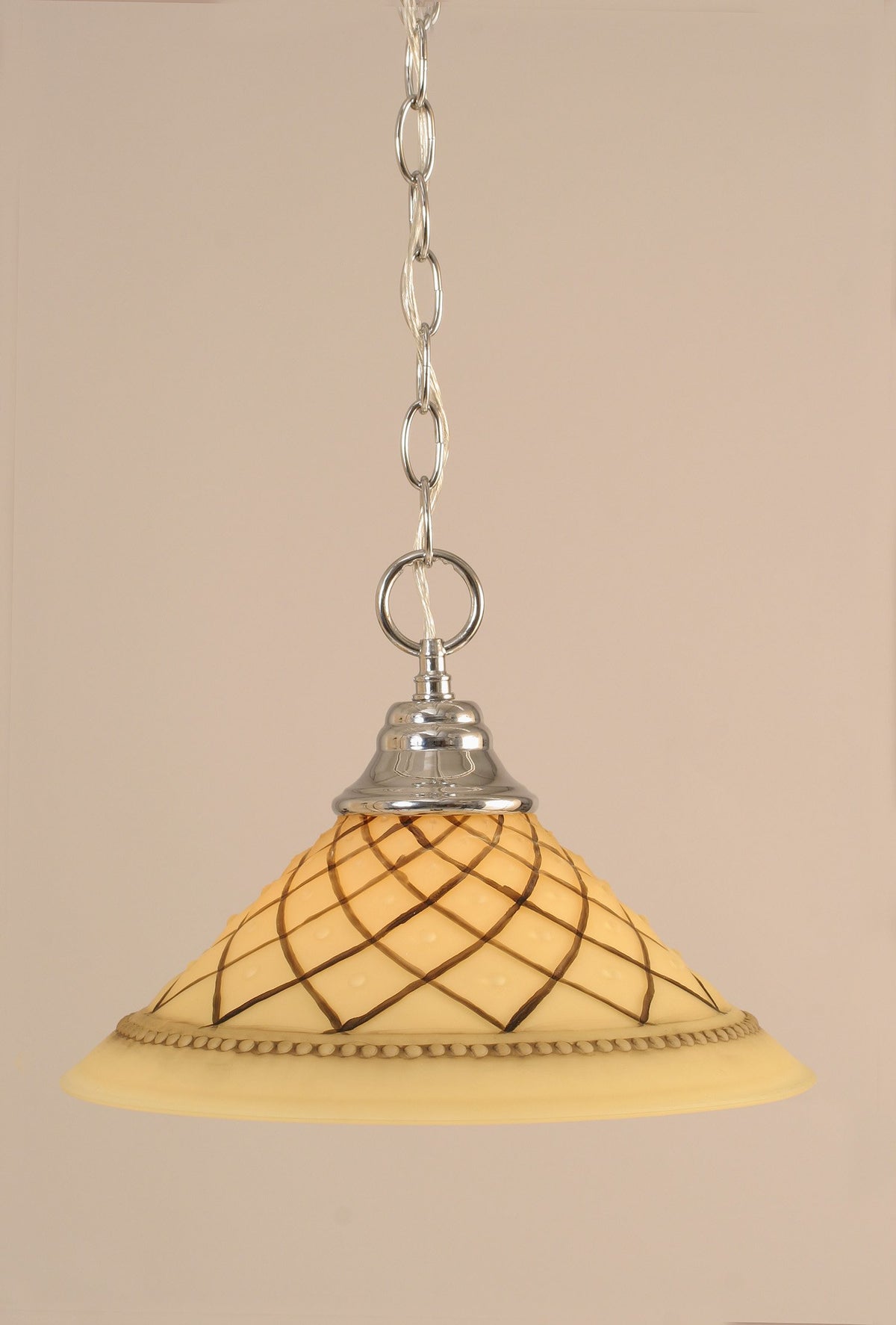 Toltec Lighting 1 Light Pendant In Chrome (10-Ch-7182)