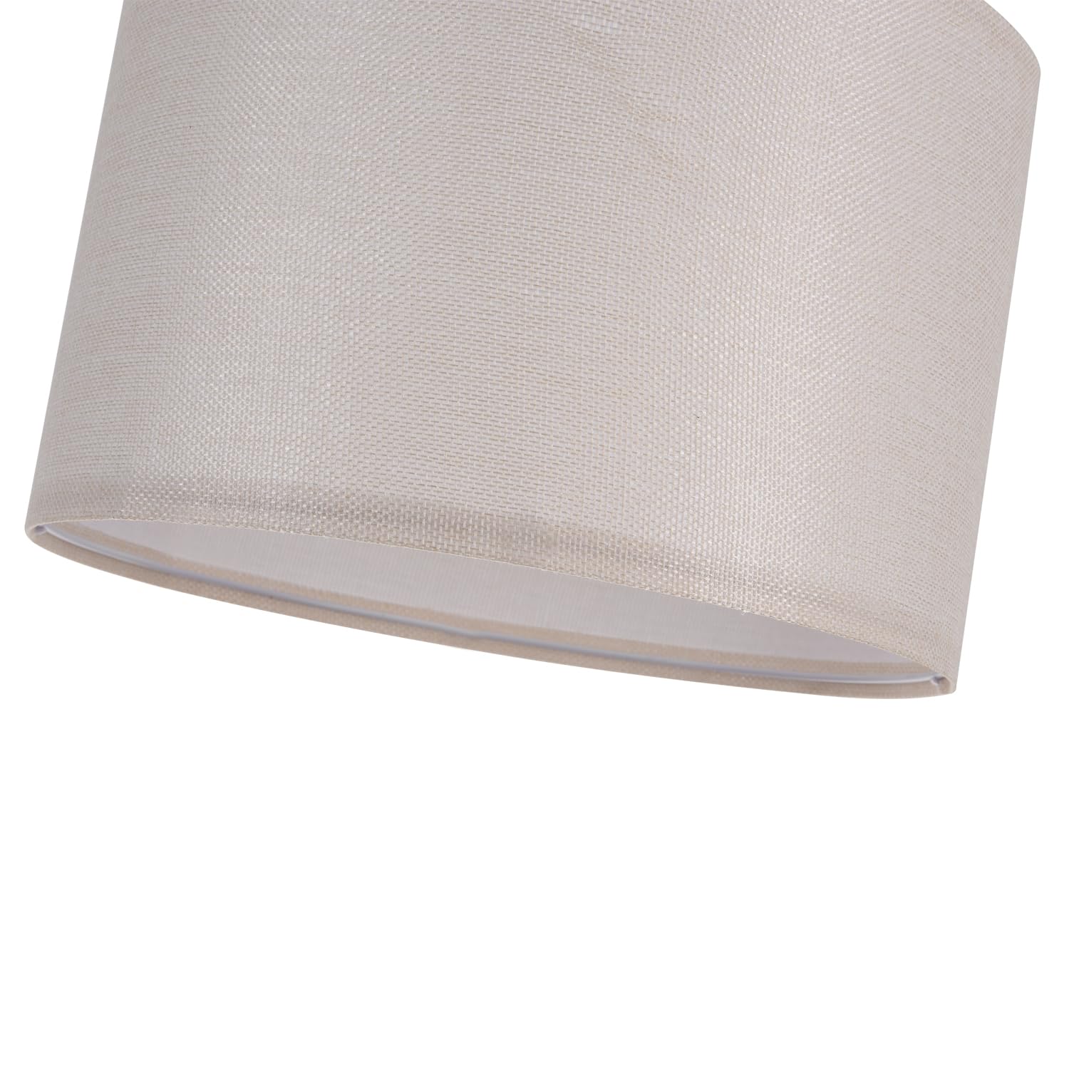 IHENGYANLT 2 Pack Plug-in Pendant Light, 15Ft Clear Cord, On/Off Switch, Beige Yellow Fabric Shade, Model P450