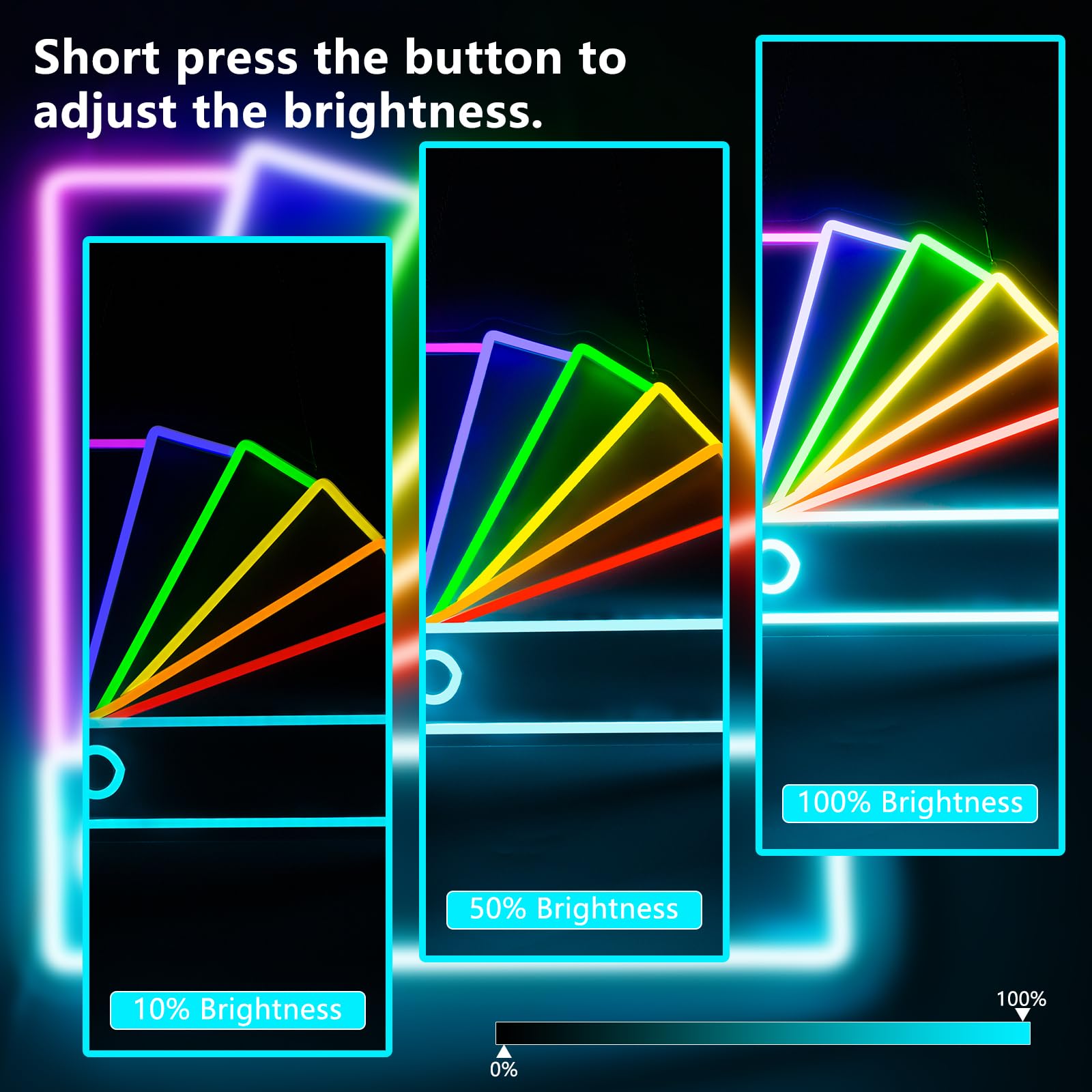 Saly Ror Paint Studio Palette Neon Sign Led Light for Wall Decor, Neon Lights for Business Sign Gift, Neon Led Light for Store S