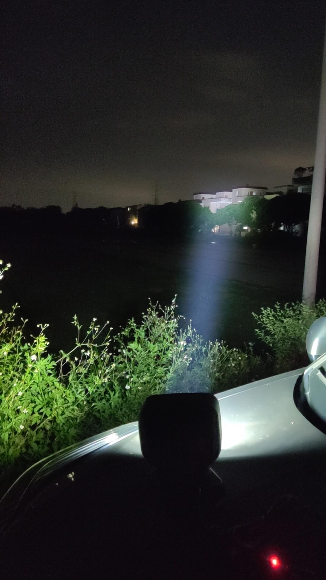 JIUHUAN LED Work Light 50W 7 Inch Cool White Aluminum 360° Rotating Remote Control Model JH116-50W-W Waterproof Offroad Fog Light