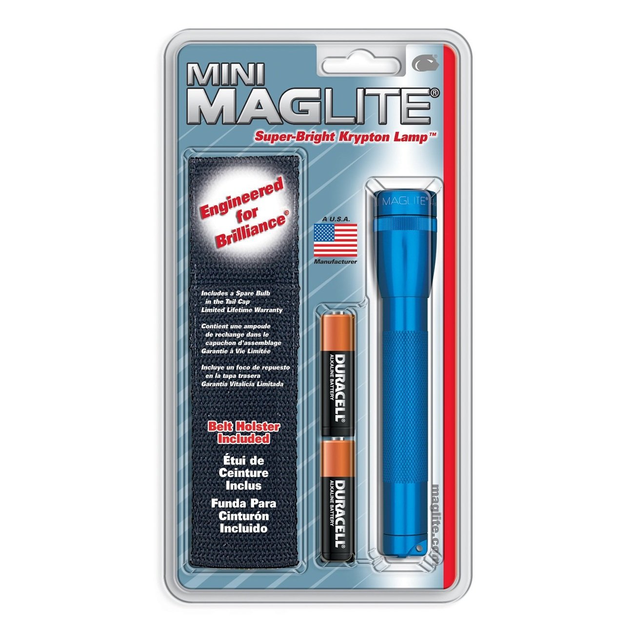 Mag Instrument, Inc. Blue Aa Flashlight Holster Pack Sm2A11H ''Mini-Maglite'' Aluminum